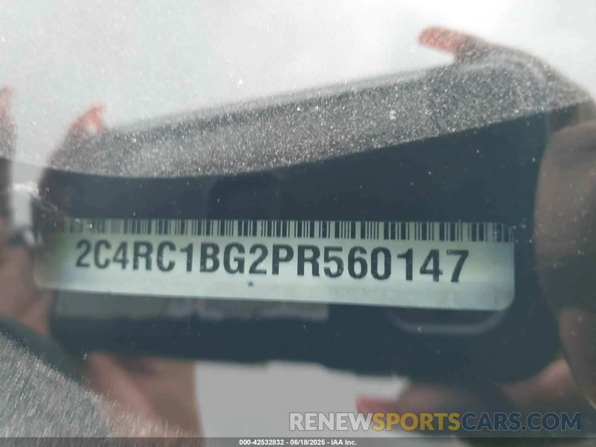 9 Photograph of a damaged car 2C4RC1BG2PR560147 CHRYSLER PACIFICA 2023