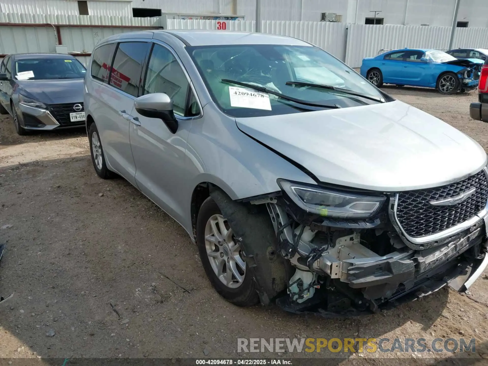1 Фотография поврежденного автомобиля 2C4RC1BG4PR594204 CHRYSLER PACIFICA 2023