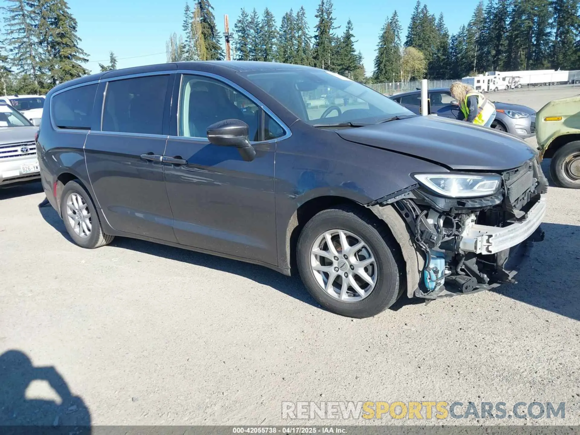 1 Фотография поврежденного автомобиля 2C4RC1BG5PR550499 CHRYSLER PACIFICA 2023