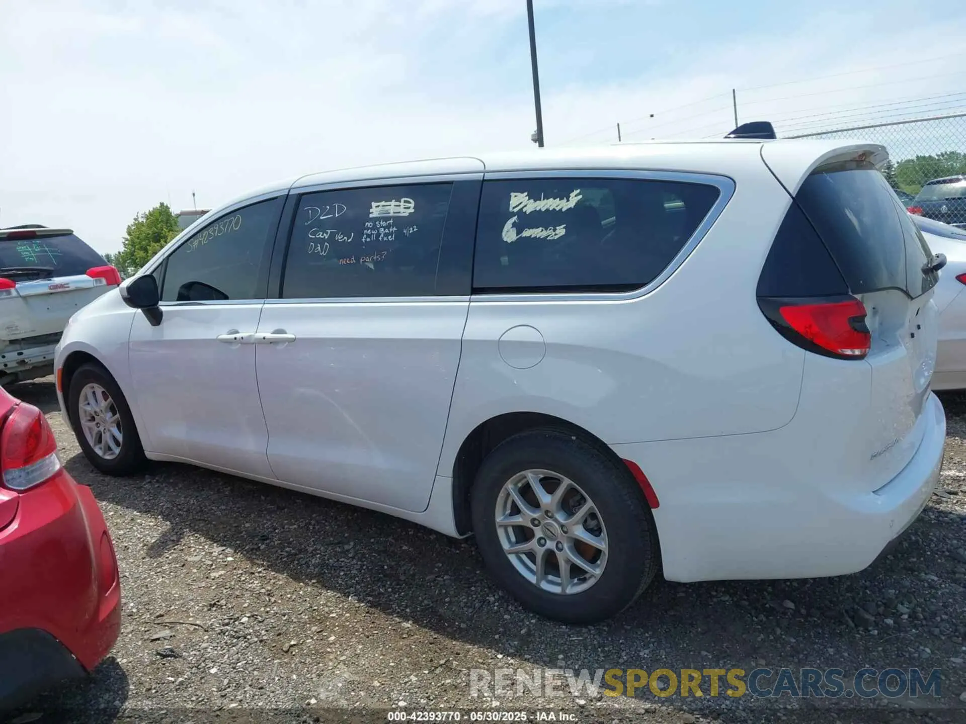 14 Фотография поврежденного автомобиля 2C4RC1BG5PR601256 CHRYSLER PACIFICA 2023