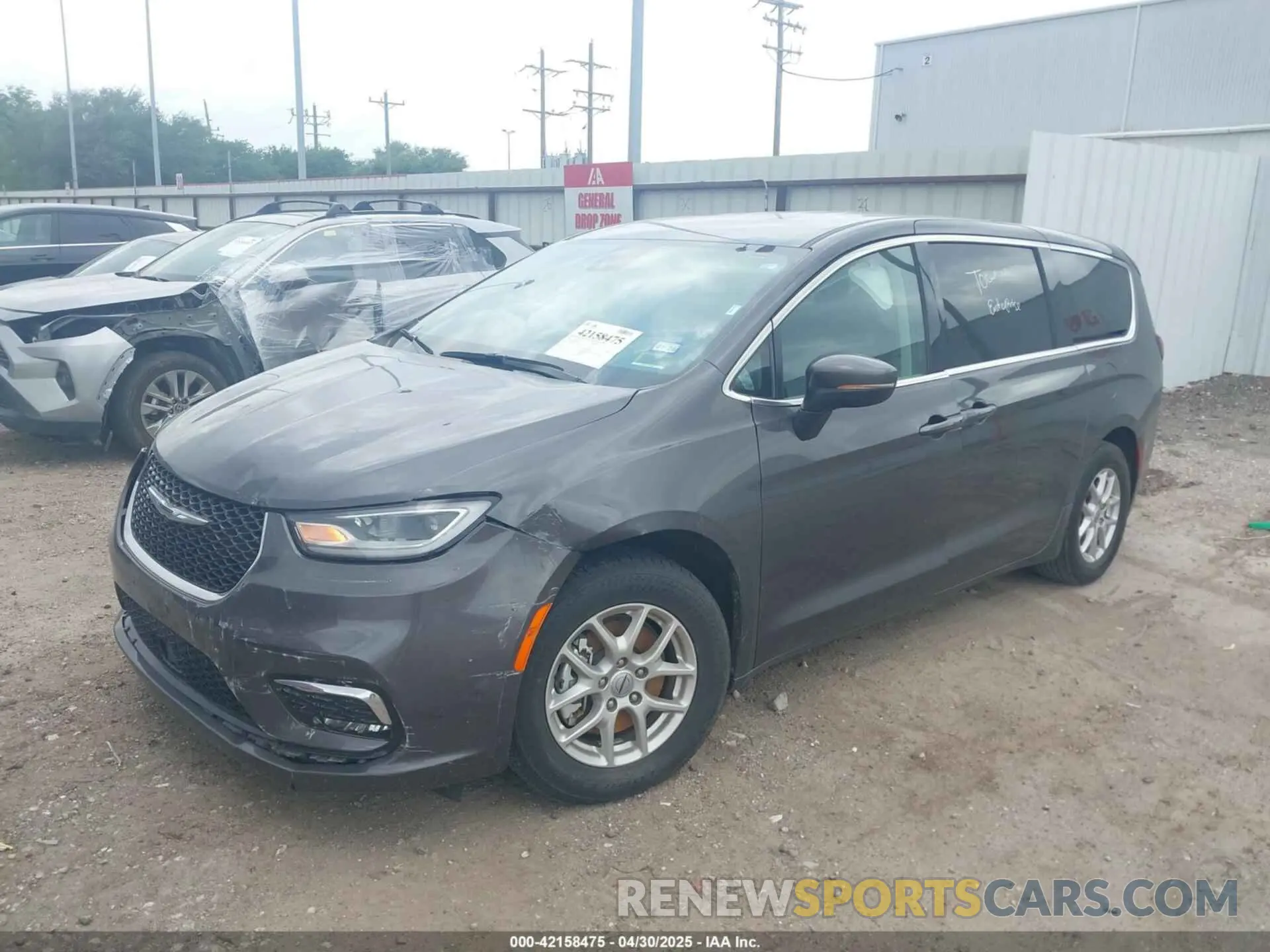 2 Photograph of a damaged car 2C4RC1BG5PR602455 CHRYSLER PACIFICA 2023