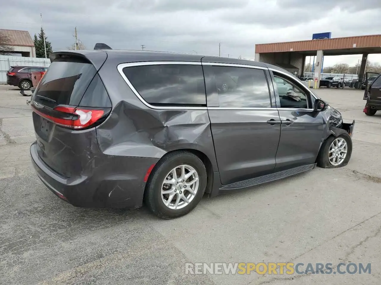 3 Фотография поврежденного автомобиля 2C4RC1BG6PR575203 CHRYSLER PACIFICA 2023