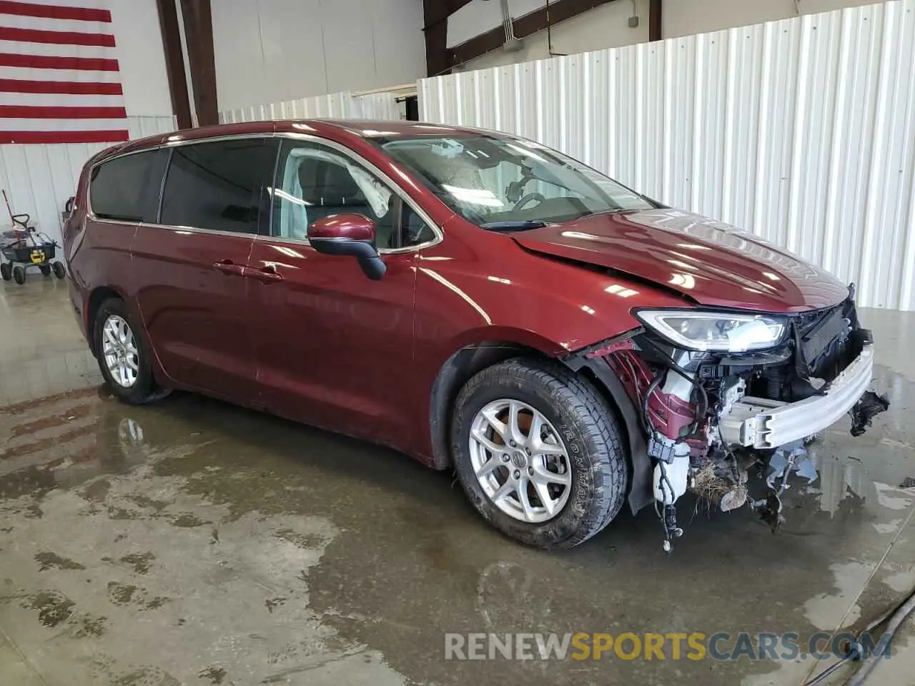 4 Фотография поврежденного автомобиля 2C4RC1BG7PR566946 CHRYSLER PACIFICA 2023