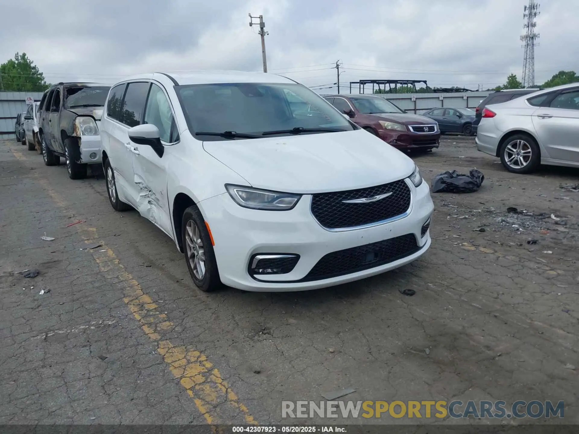 1 Фотография поврежденного автомобиля 2C4RC1BG8PR535446 CHRYSLER PACIFICA 2023