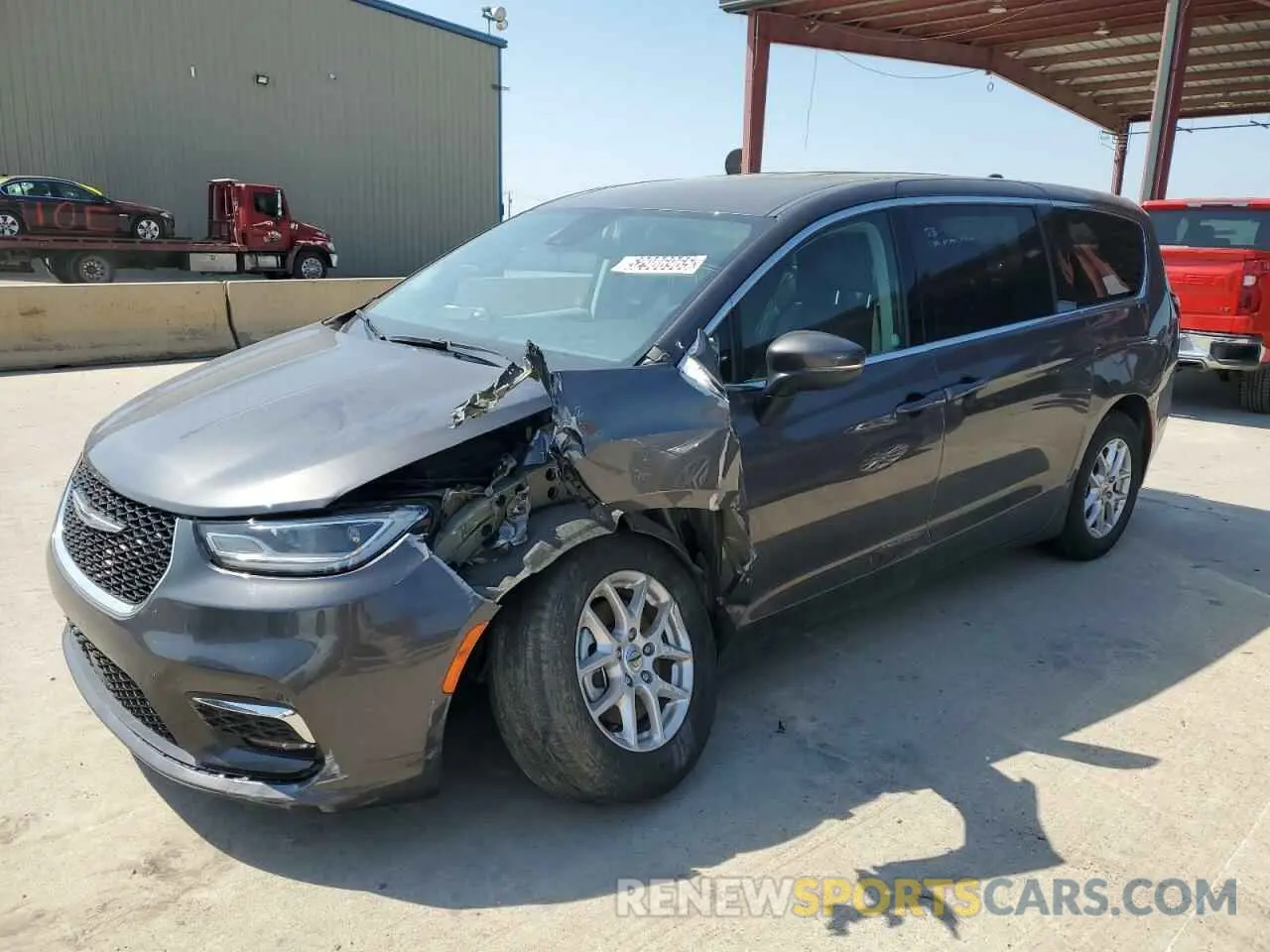 1 Photograph of a damaged car 2C4RC1BG9PR552093 CHRYSLER PACIFICA 2023