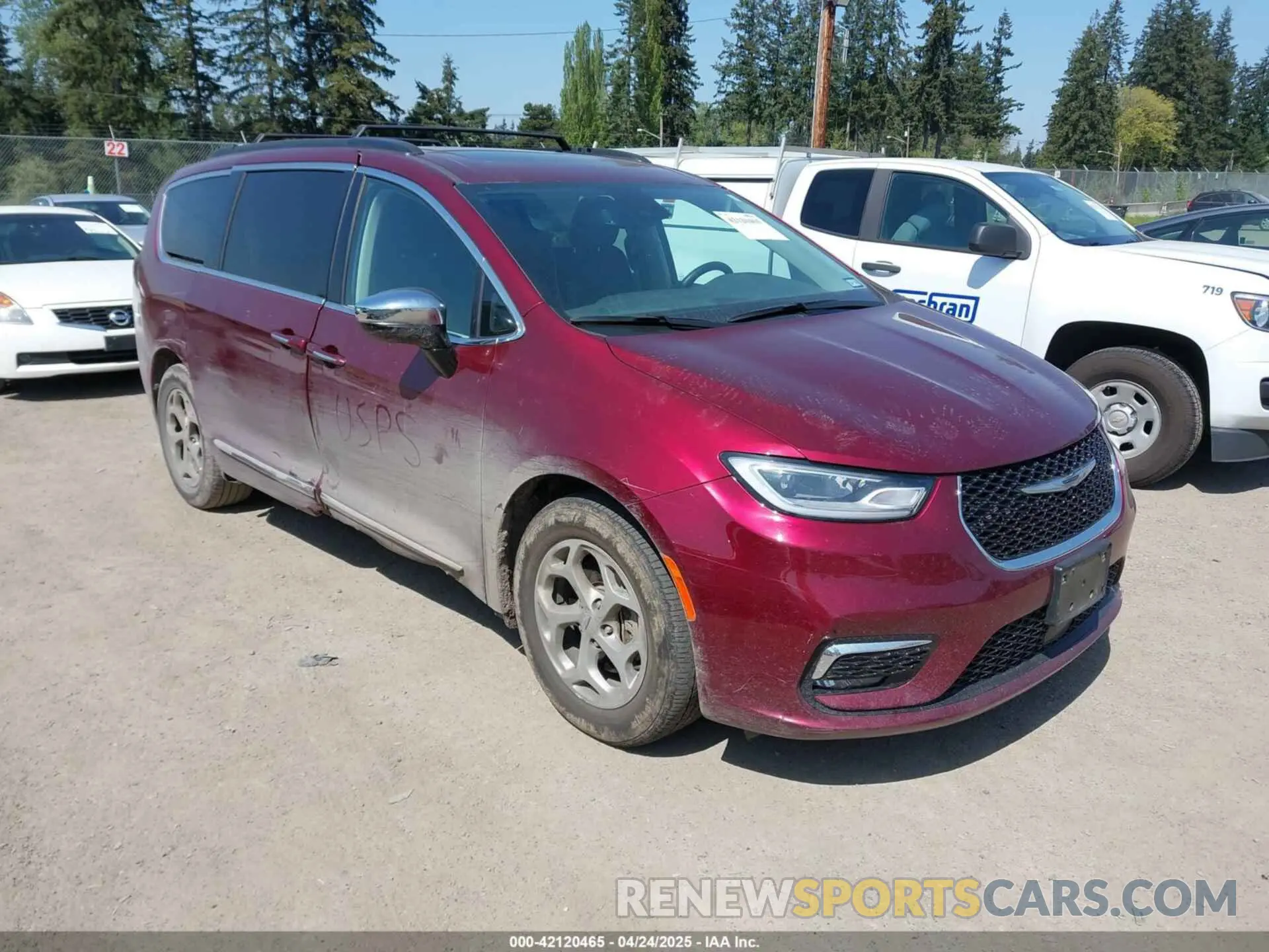 1 Фотография поврежденного автомобиля 2C4RC1GG1PR547902 CHRYSLER PACIFICA 2023