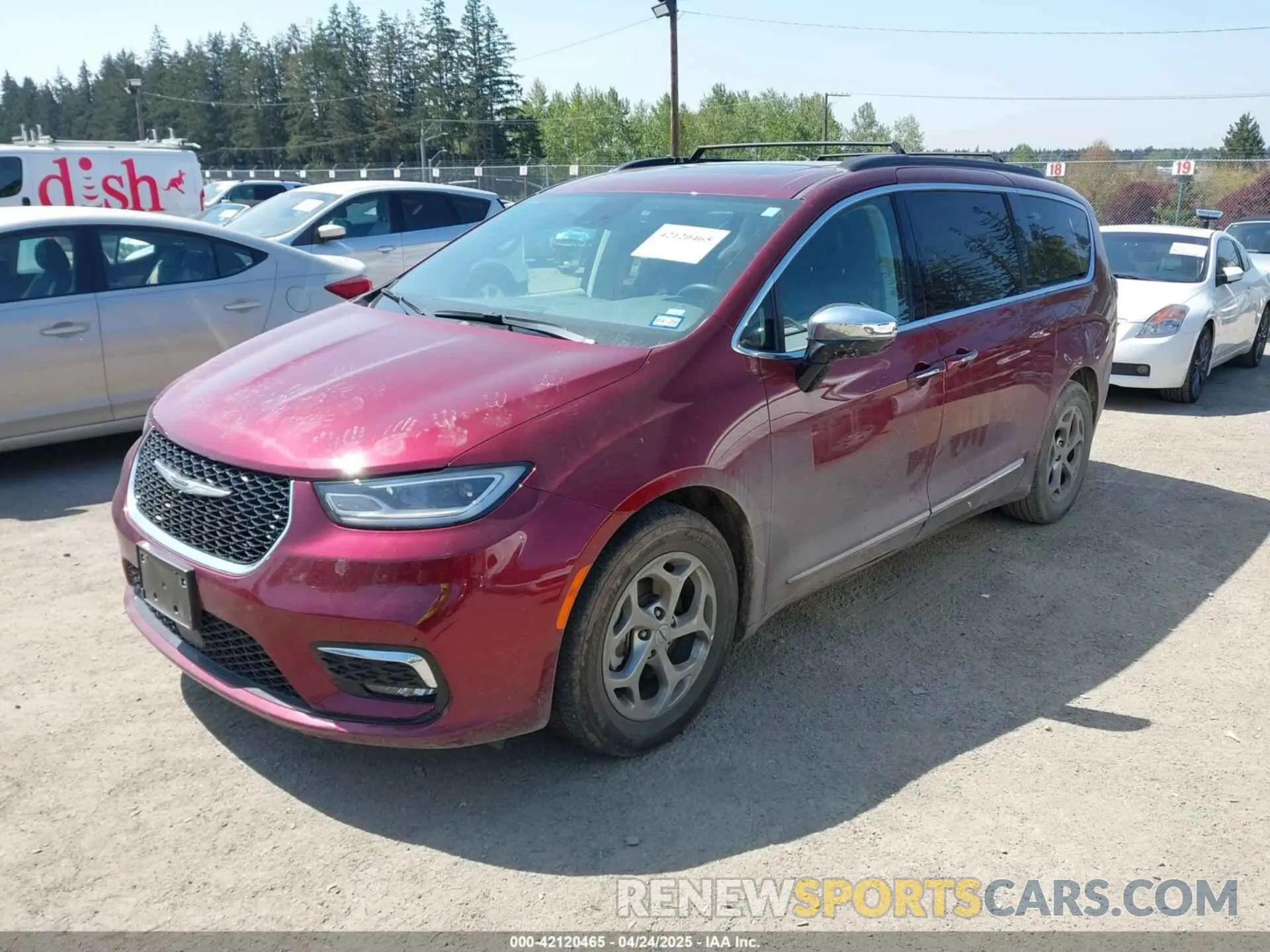 2 Фотография поврежденного автомобиля 2C4RC1GG1PR547902 CHRYSLER PACIFICA 2023