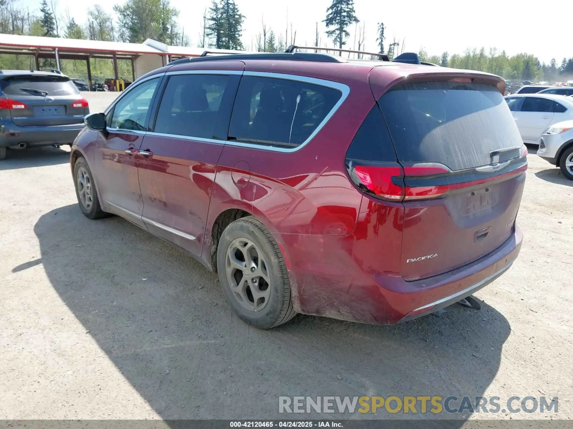 3 Фотография поврежденного автомобиля 2C4RC1GG1PR547902 CHRYSLER PACIFICA 2023