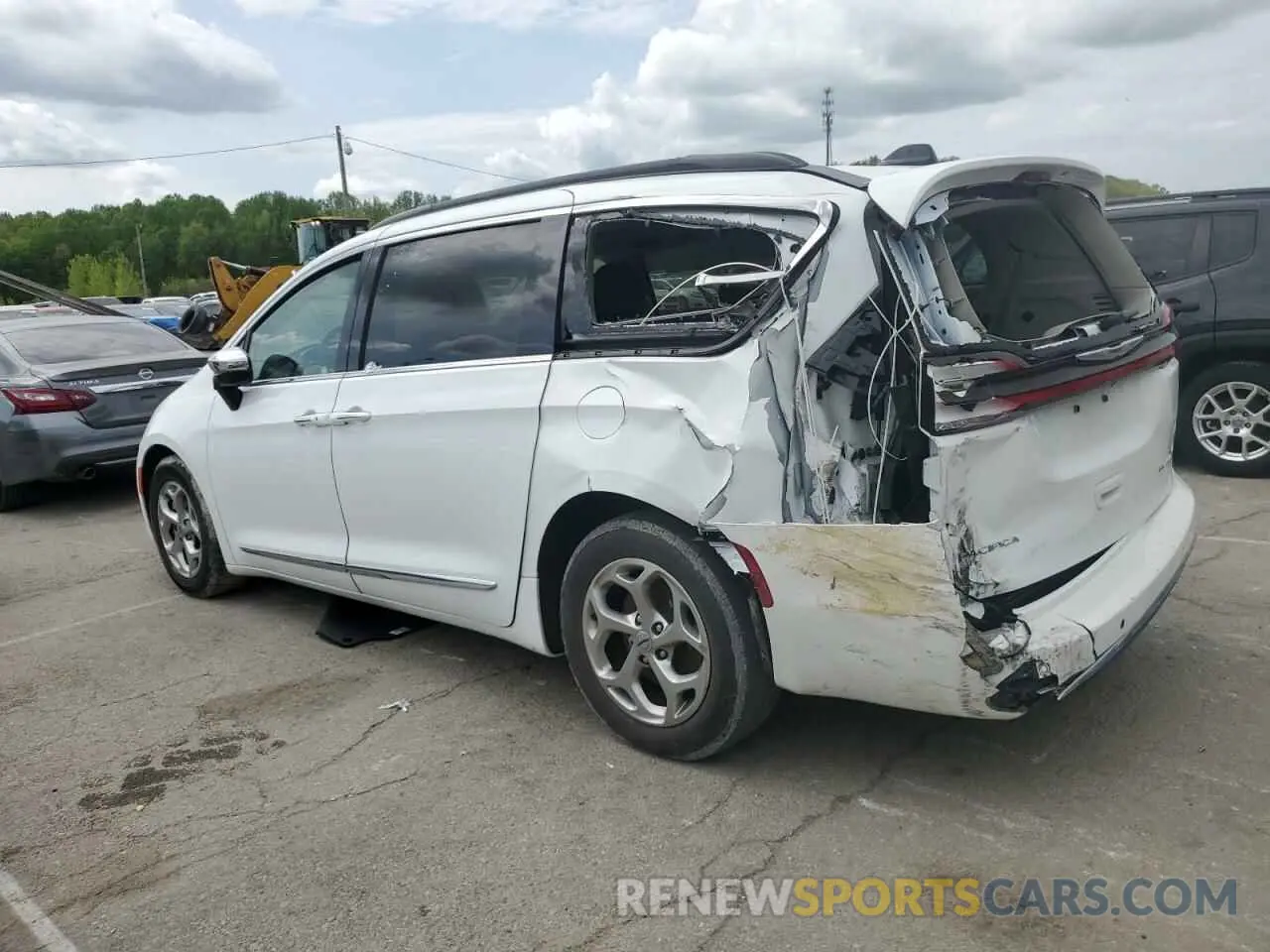 2 Фотография поврежденного автомобиля 2C4RC1GG2PR530879 CHRYSLER PACIFICA 2023
