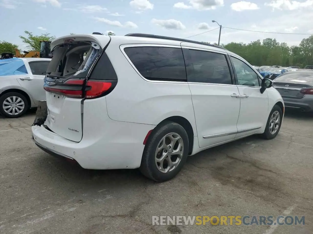 3 Фотография поврежденного автомобиля 2C4RC1GG2PR530879 CHRYSLER PACIFICA 2023