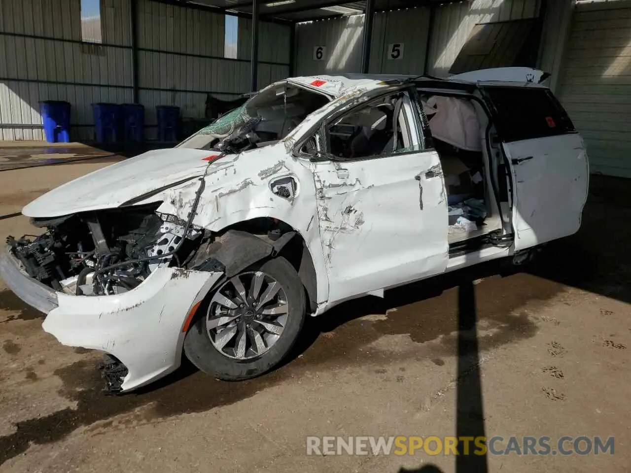 1 Photograph of a damaged car 2C4RC1L79PR554313 CHRYSLER PACIFICA 2023