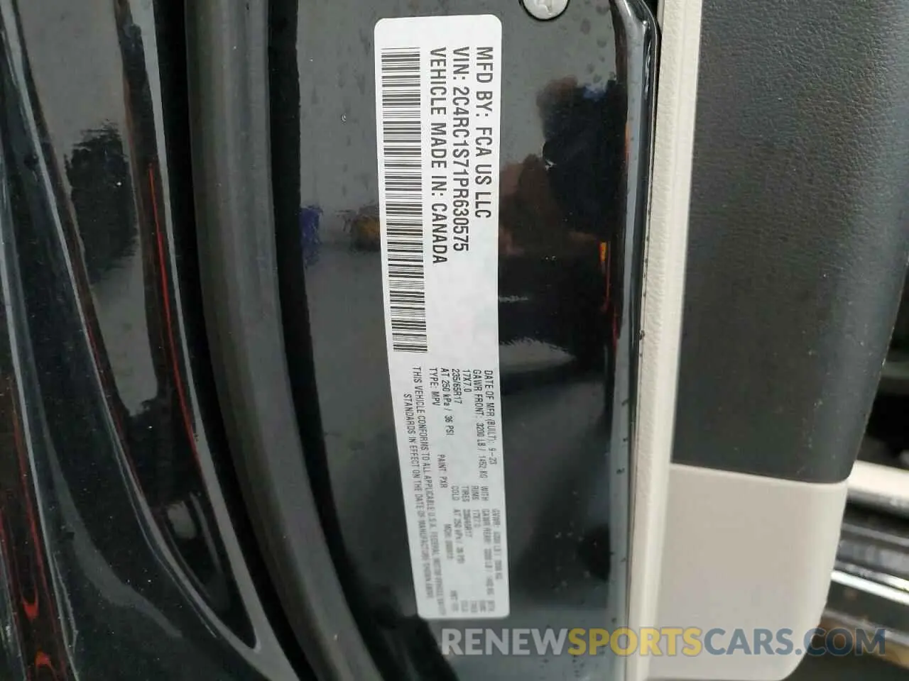 14 Фотография поврежденного автомобиля 2C4RC1S71PR630575 CHRYSLER PACIFICA 2023