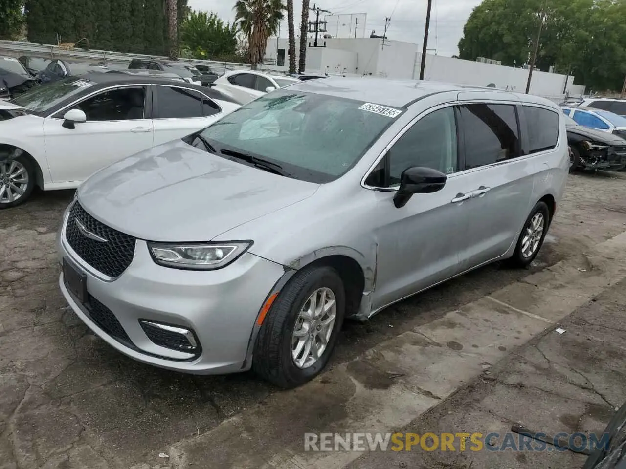 1 Photograph of a damaged car 2C4RC1BG2RR133957 CHRYSLER PACIFICA 2024