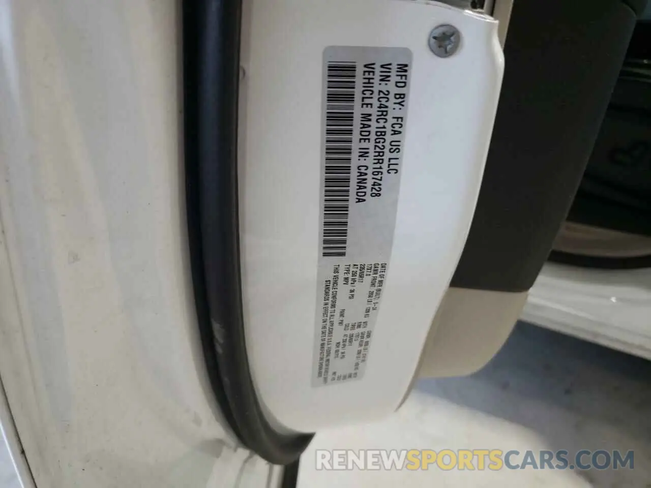 13 Photograph of a damaged car 2C4RC1BG2RR167428 CHRYSLER PACIFICA 2024