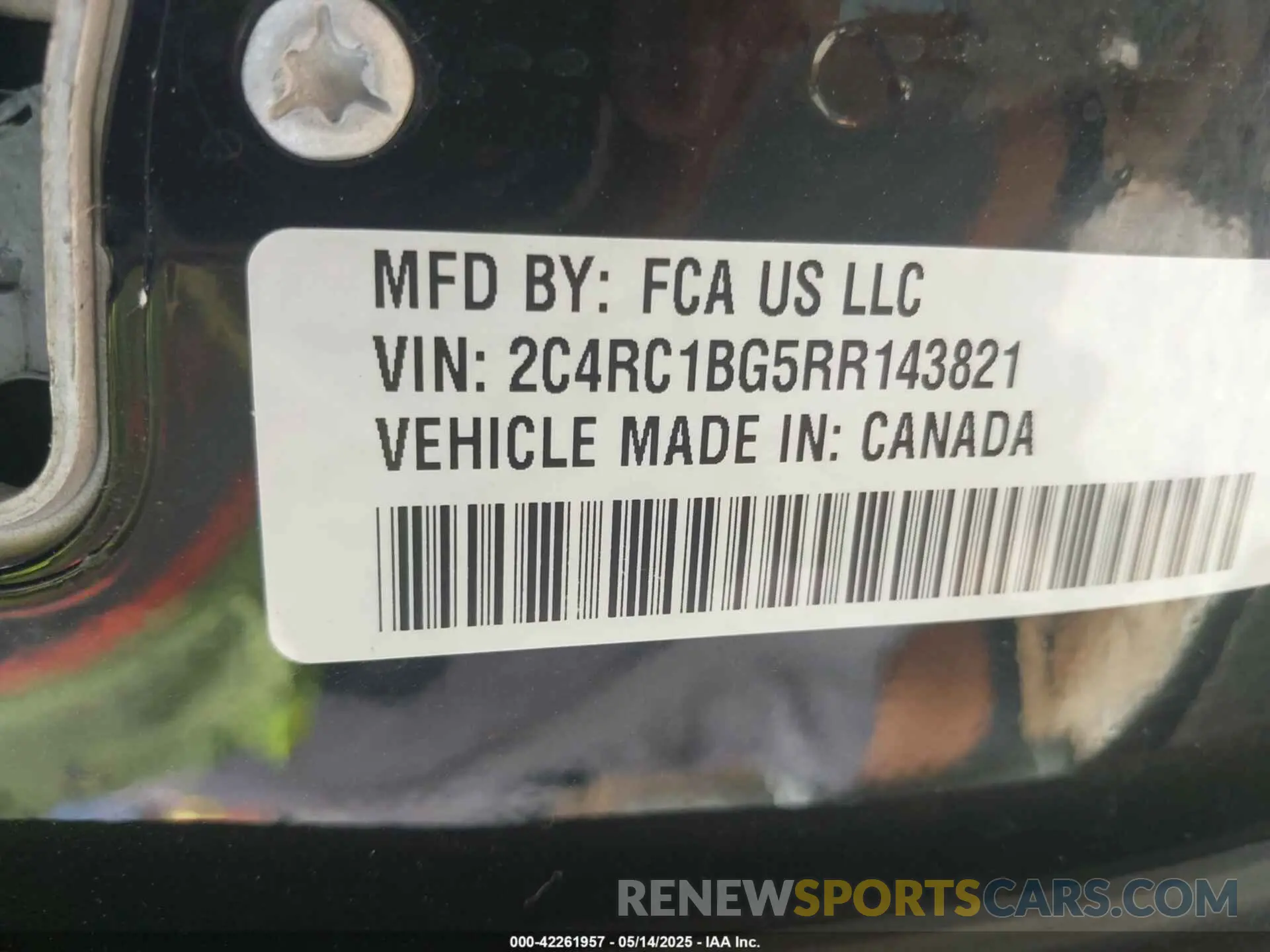 9 Photograph of a damaged car 2C4RC1BG5RR143821 CHRYSLER PACIFICA 2024