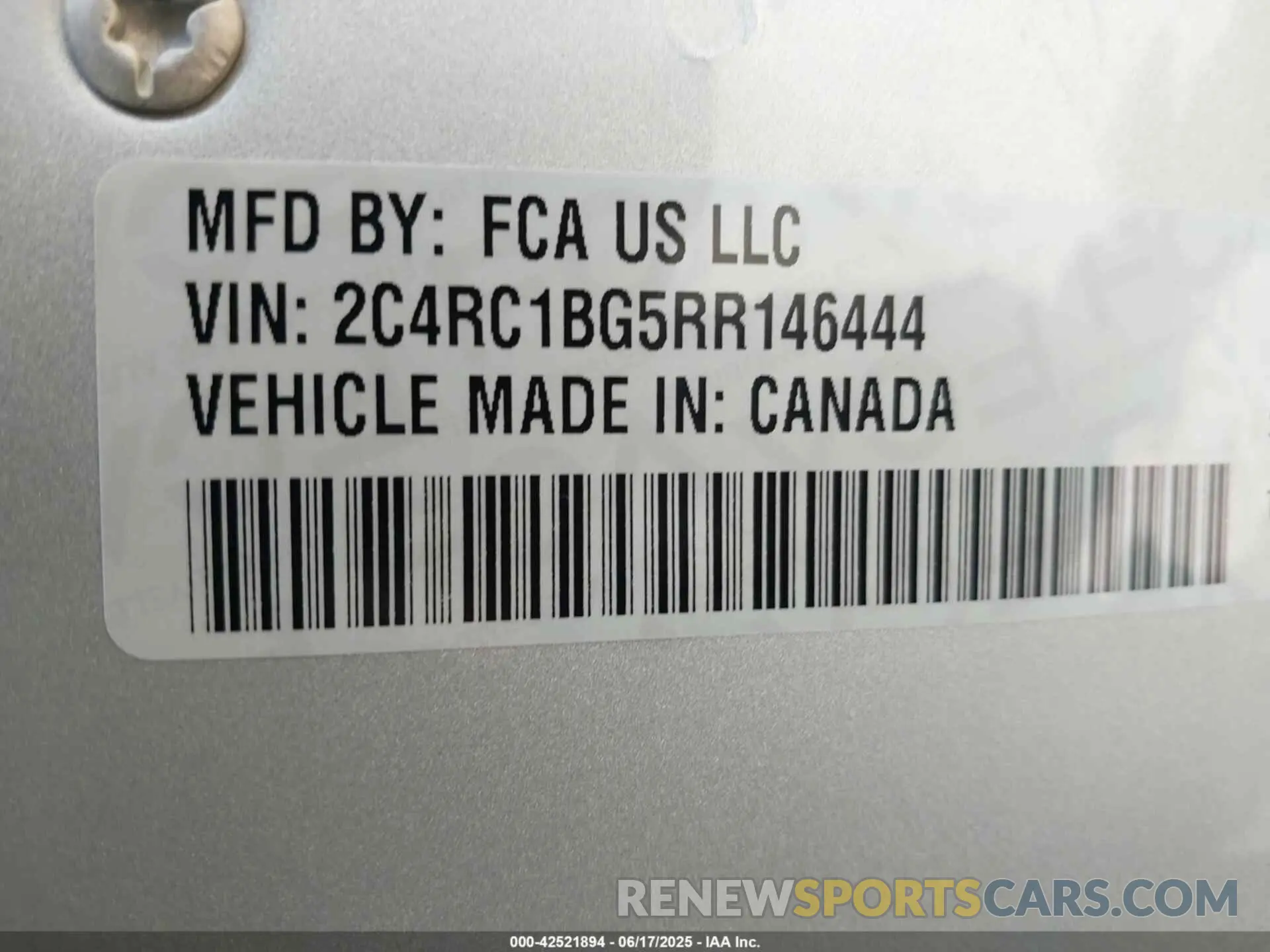 9 Photograph of a damaged car 2C4RC1BG5RR146444 CHRYSLER PACIFICA 2024