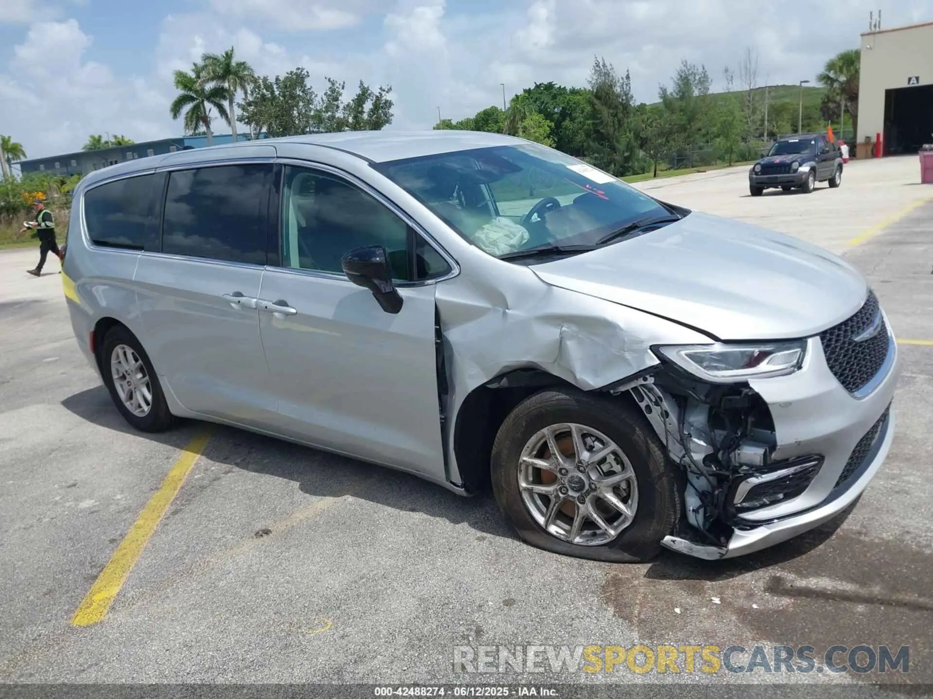 1 Photograph of a damaged car 2C4RC1BG6RR148297 CHRYSLER PACIFICA 2024