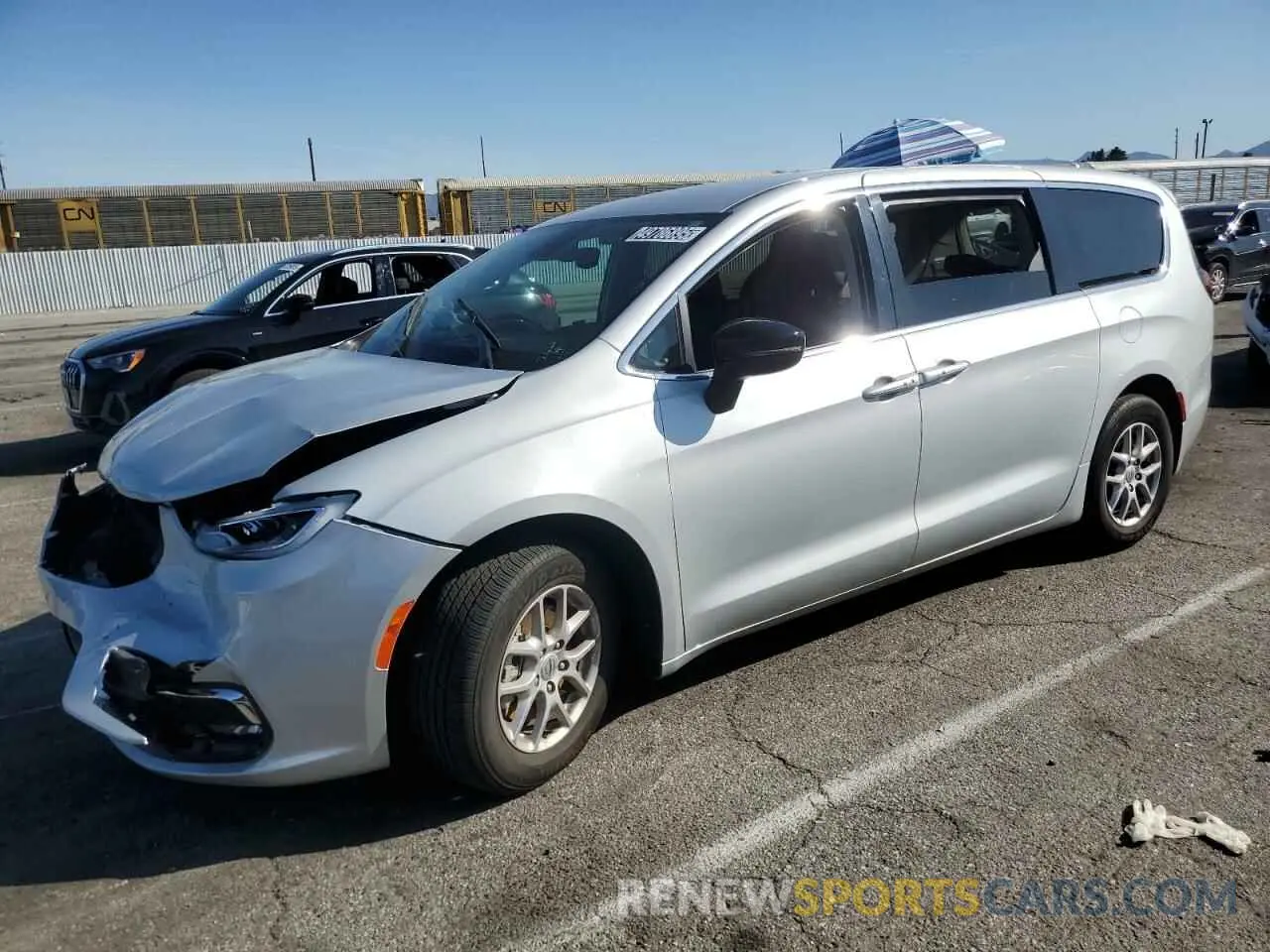 1 Photograph of a damaged car 2C4RC1BGXRR133950 CHRYSLER PACIFICA 2024