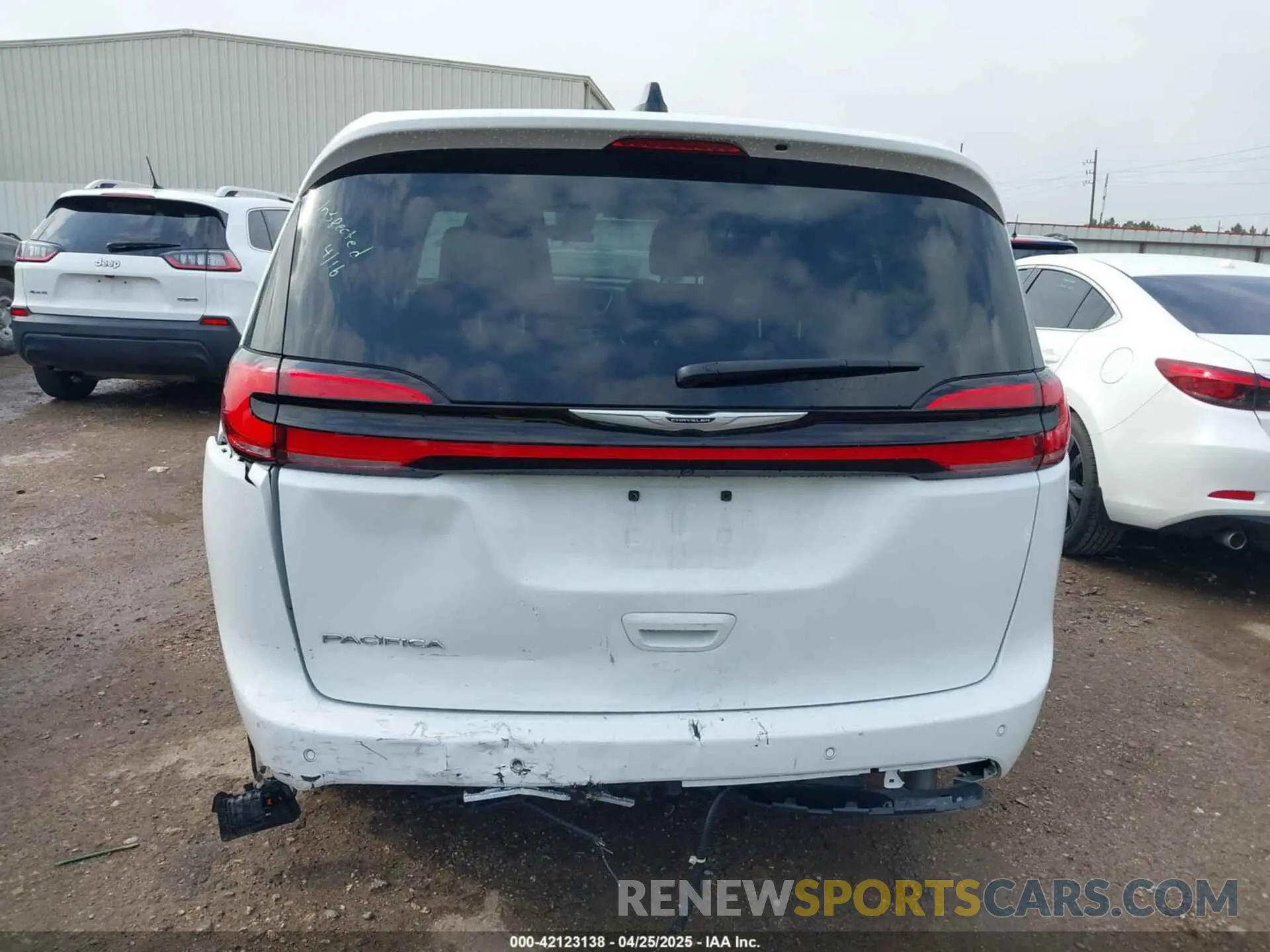 16 Фотография поврежденного автомобиля 2C4RC1BGXRR145399 CHRYSLER PACIFICA 2024