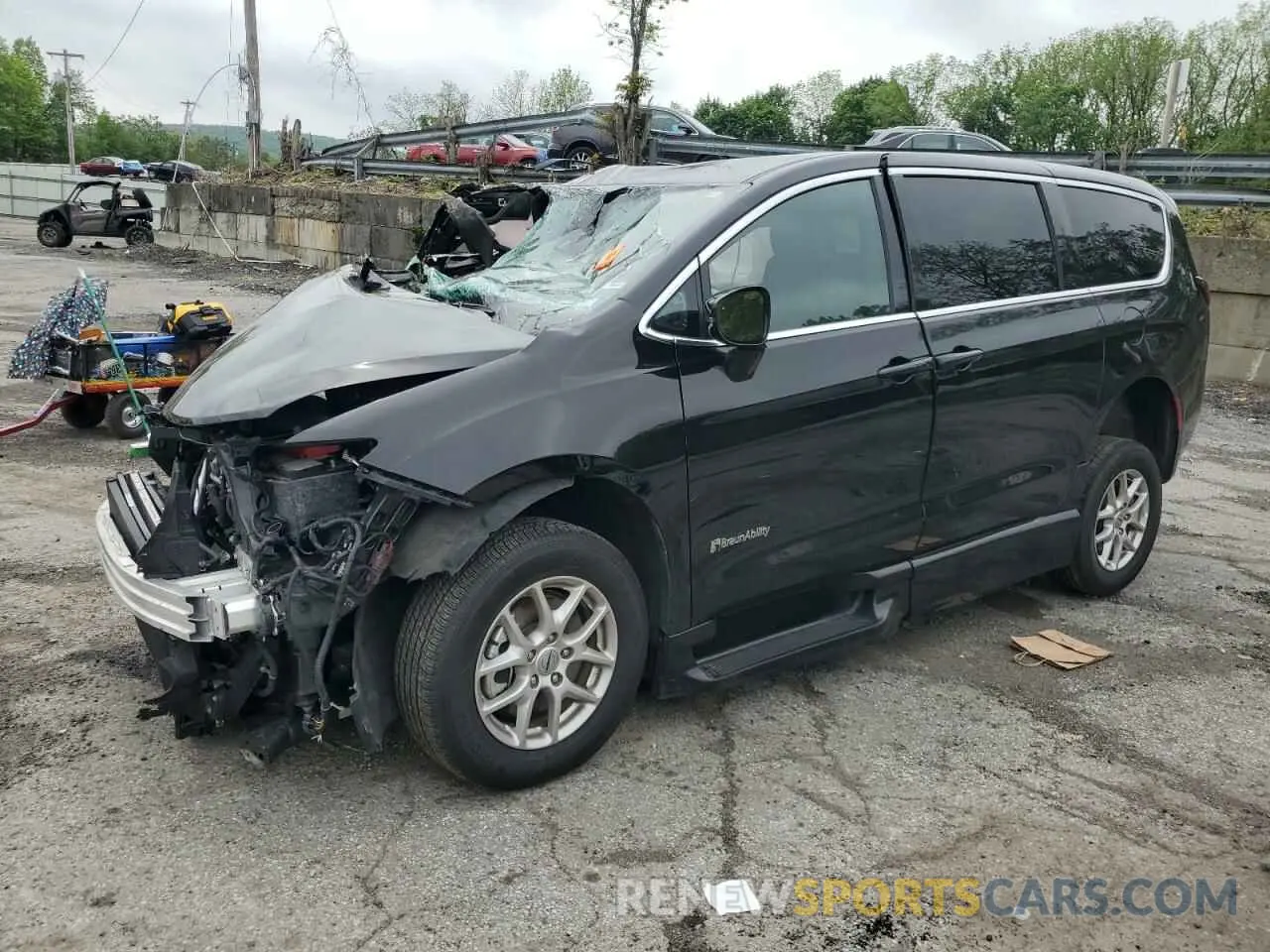 1 Photograph of a damaged car 2C4RC1FG8RR144018 CHRYSLER PACIFICA 2024