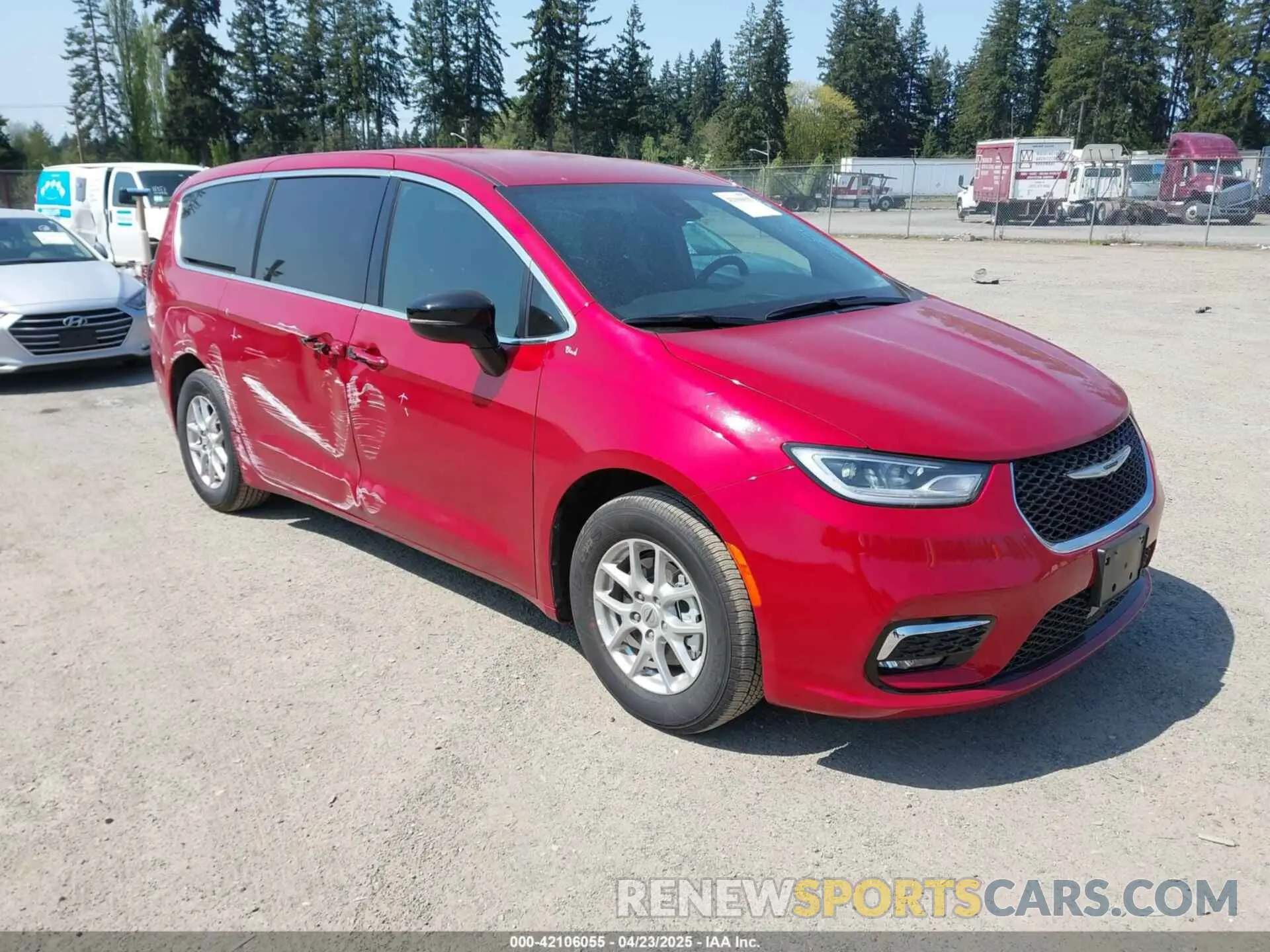 1 Photograph of a damaged car 2C4RC1BG6SR554960 CHRYSLER PACIFICA 2025