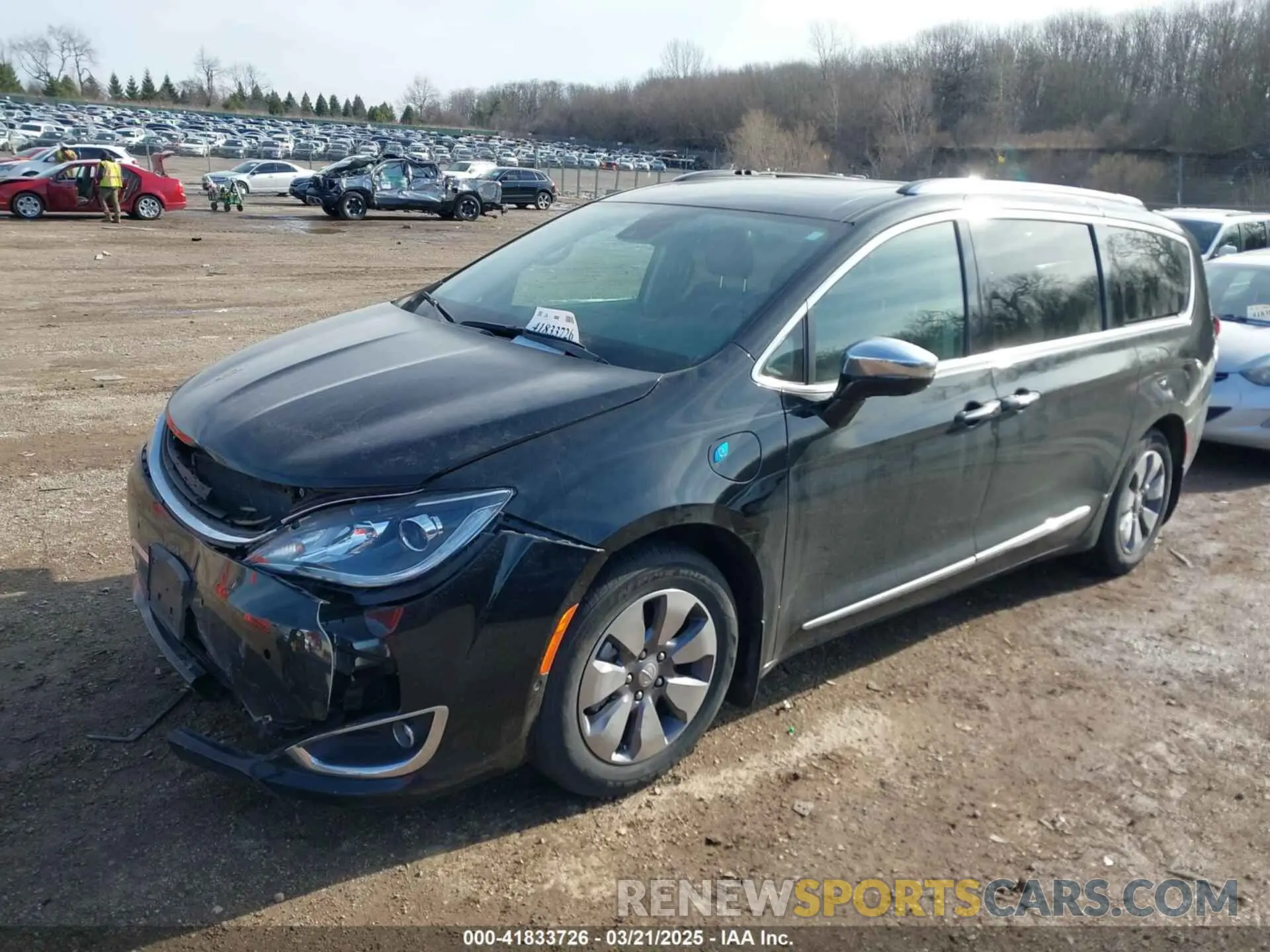 2 Photograph of a damaged car 2C4RC1N75KR500240 CHRYSLER PACIFICA HYBRID 2019