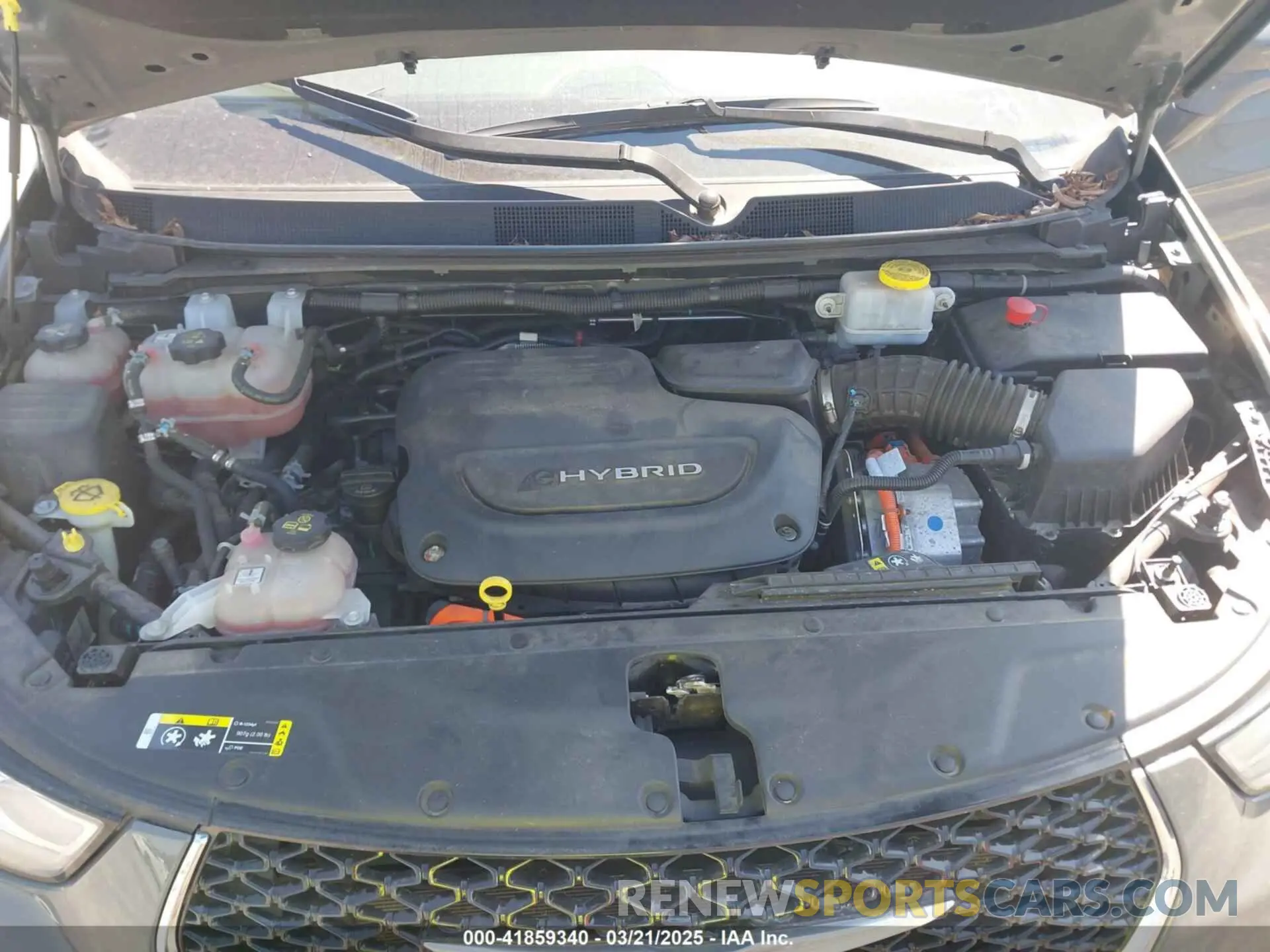 10 Photograph of a damaged car 2C4RC1L7XMR586201 CHRYSLER PACIFICA HYBRID 2021