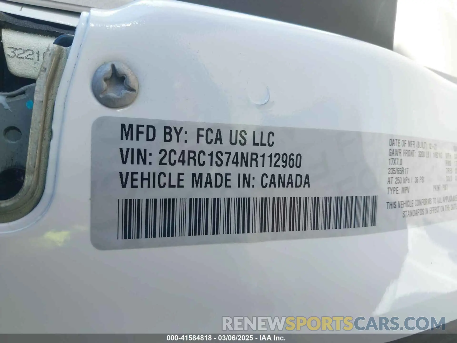 9 Фотография поврежденного автомобиля 2C4RC1S74NR112960 CHRYSLER PACIFICA HYBRID 2022