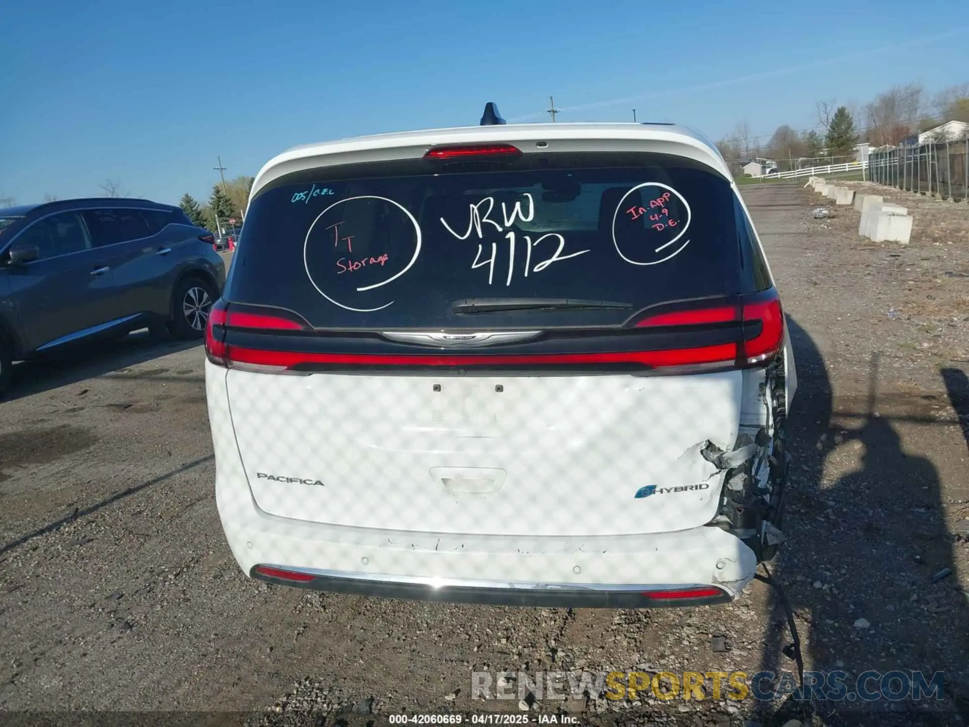 16 Photograph of a damaged car 2C4RC1L74PR562240 CHRYSLER PACIFICA HYBRID 2023