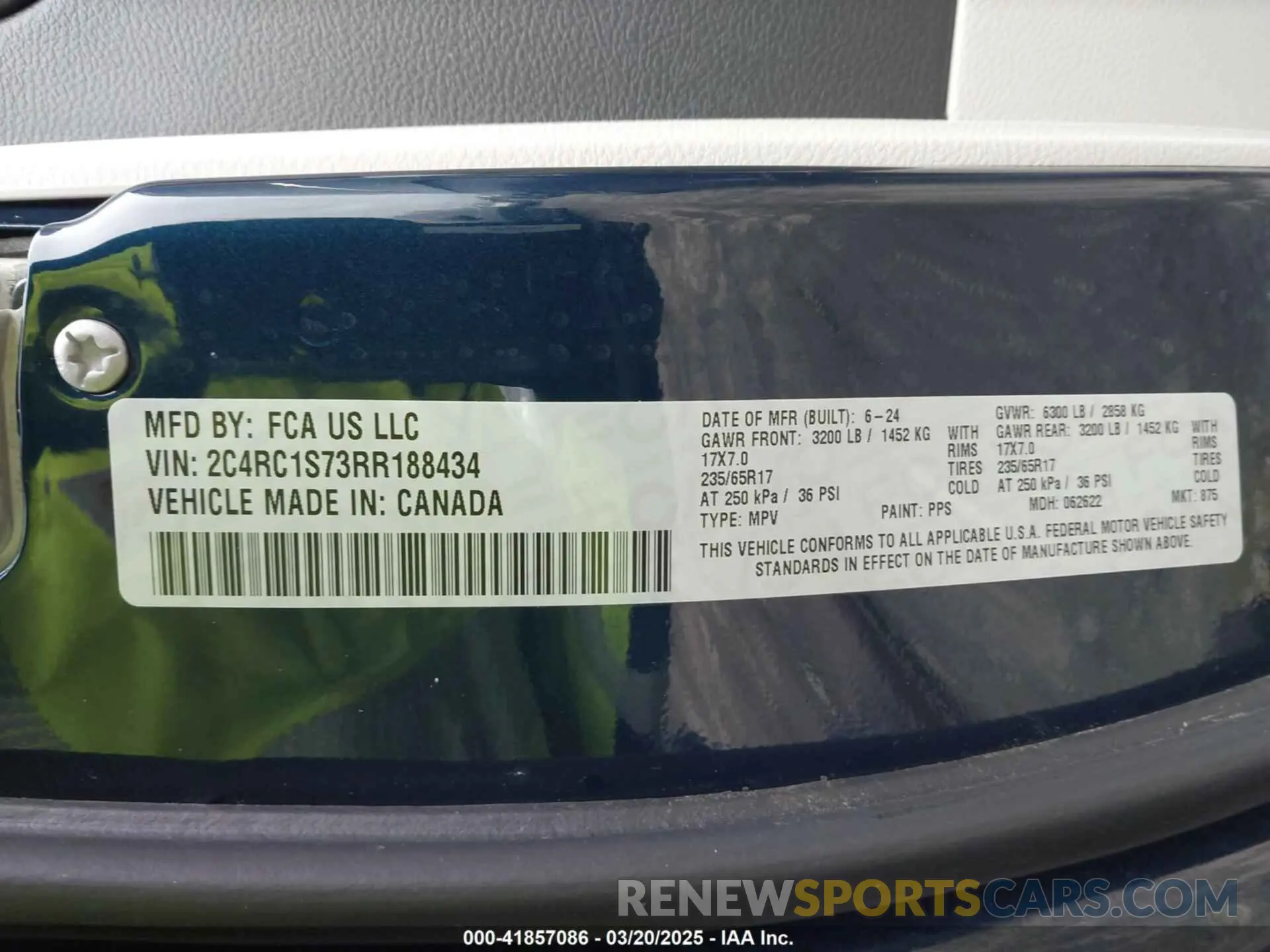 9 Photograph of a damaged car 2C4RC1S73RR188434 CHRYSLER PACIFICA HYBRID 2024