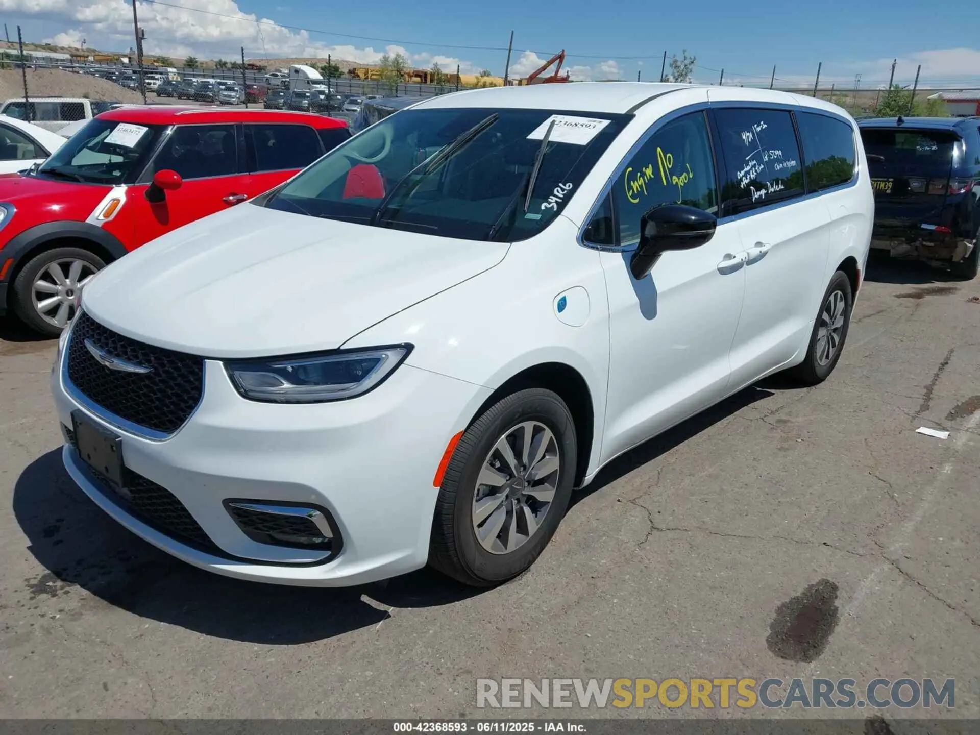 2 Photograph of a damaged car 2C4RC1S74RR153420 CHRYSLER PACIFICA HYBRID 2024