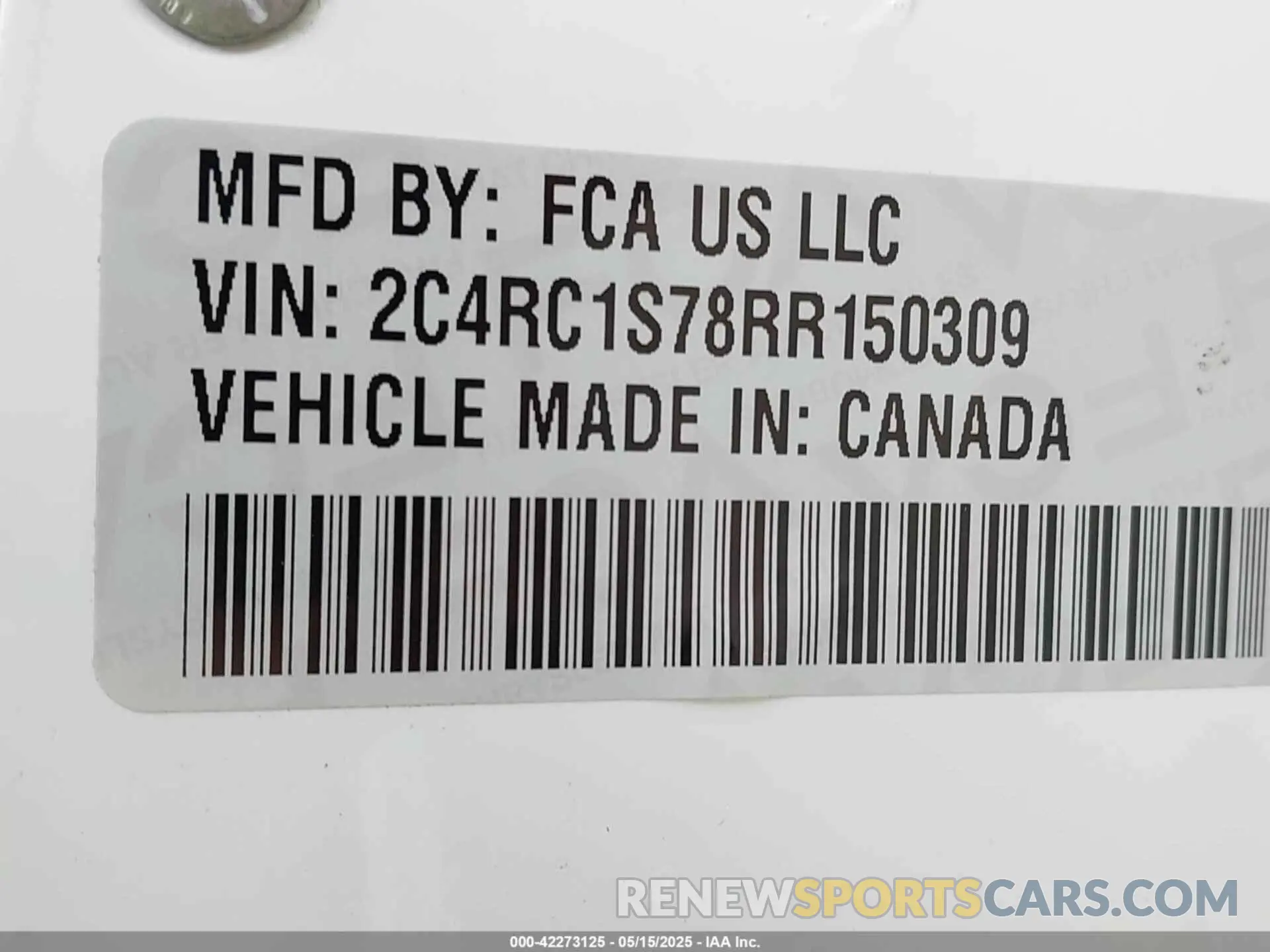 9 Фотография поврежденного автомобиля 2C4RC1S78RR150309 CHRYSLER PACIFICA HYBRID 2024