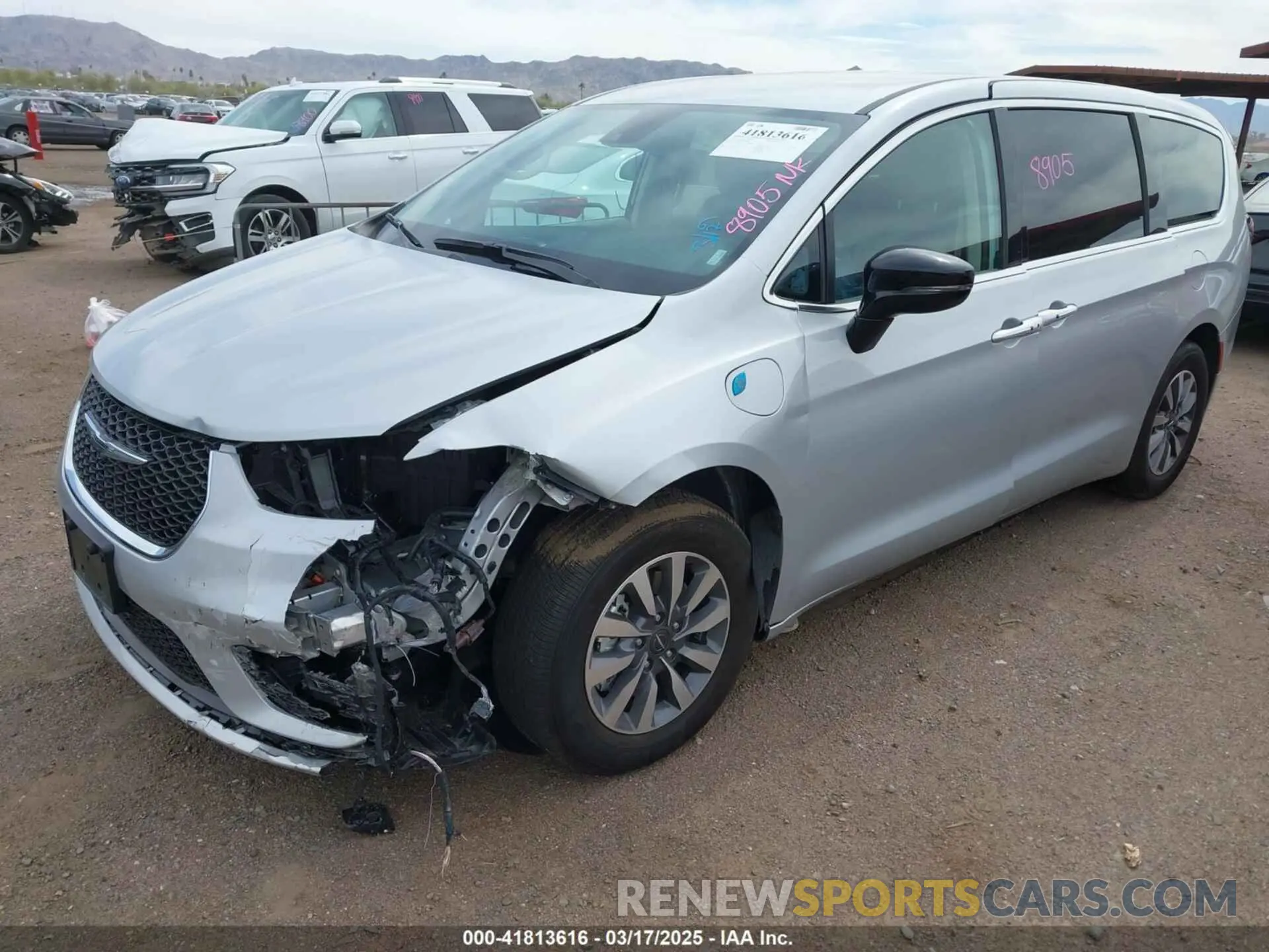2 Photograph of a damaged car 2C4RC1S78RR188462 CHRYSLER PACIFICA HYBRID 2024