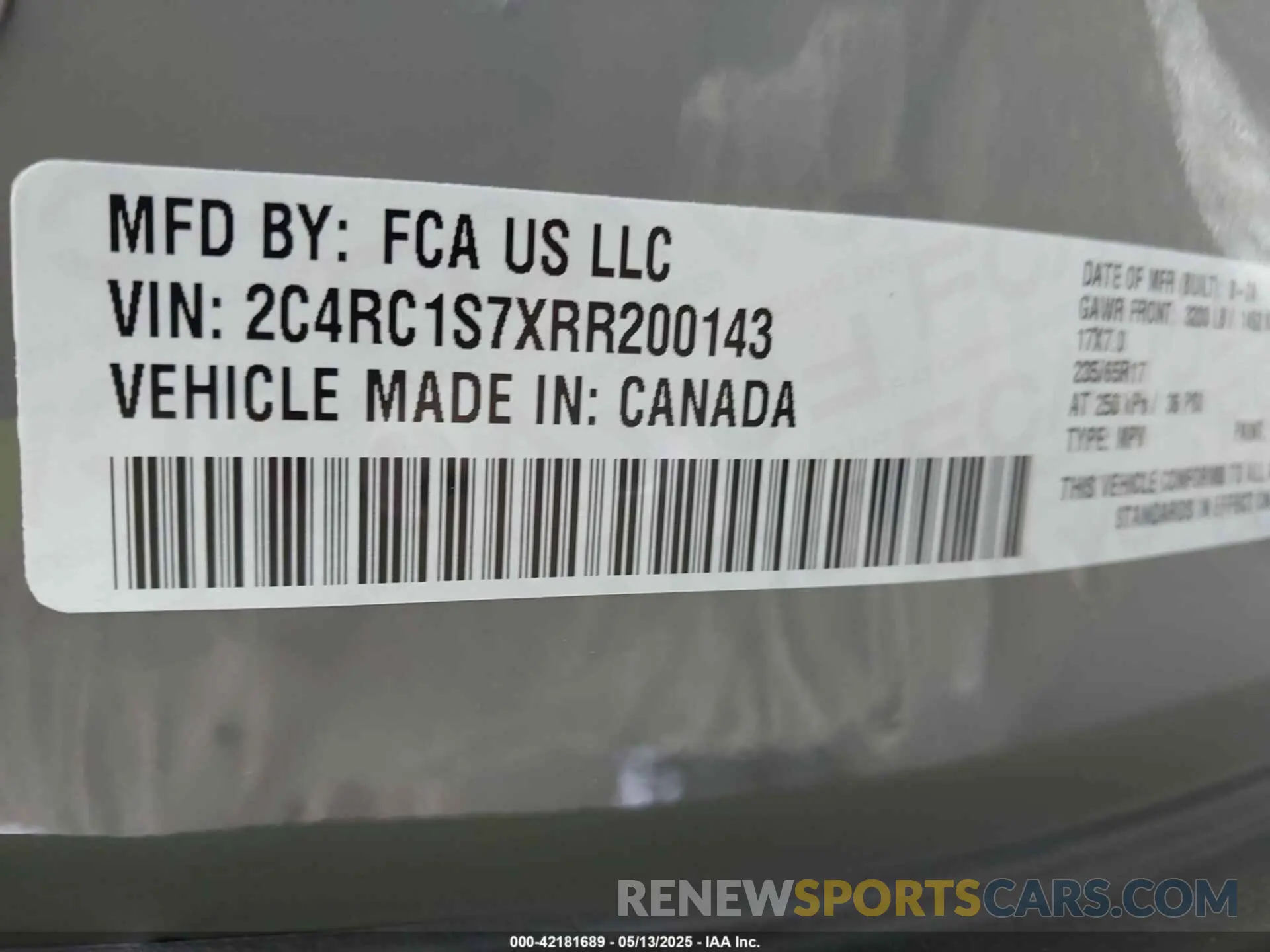 9 Фотография поврежденного автомобиля 2C4RC1S7XRR200143 CHRYSLER PACIFICA HYBRID 2024