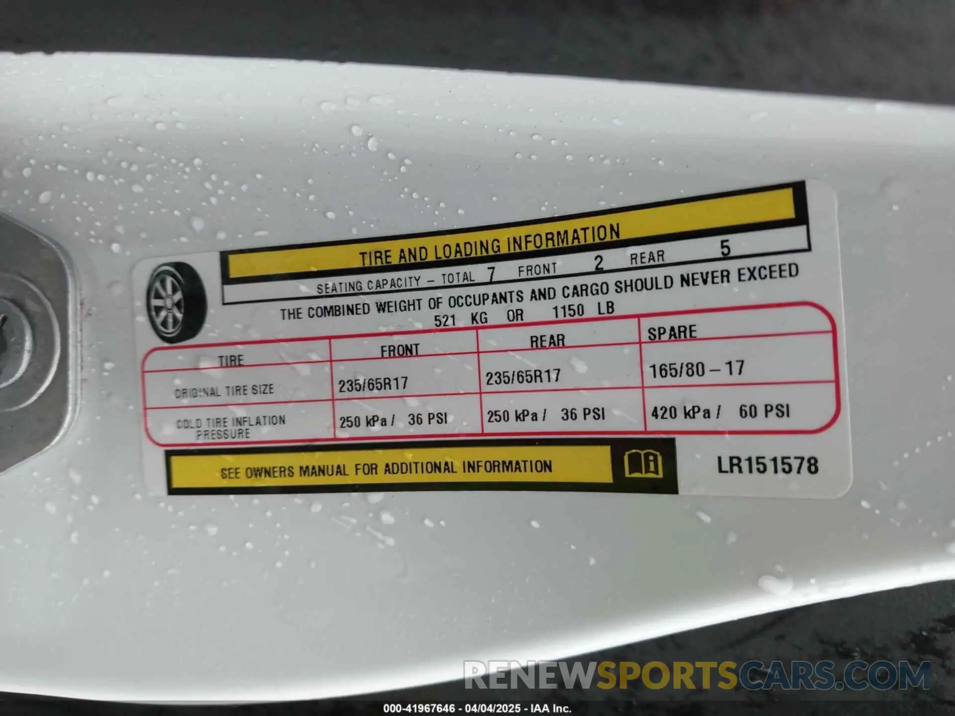 9 Фотография поврежденного автомобиля 2C4RC1DG1LR151578 CHRYSLER VOYAGER 2020