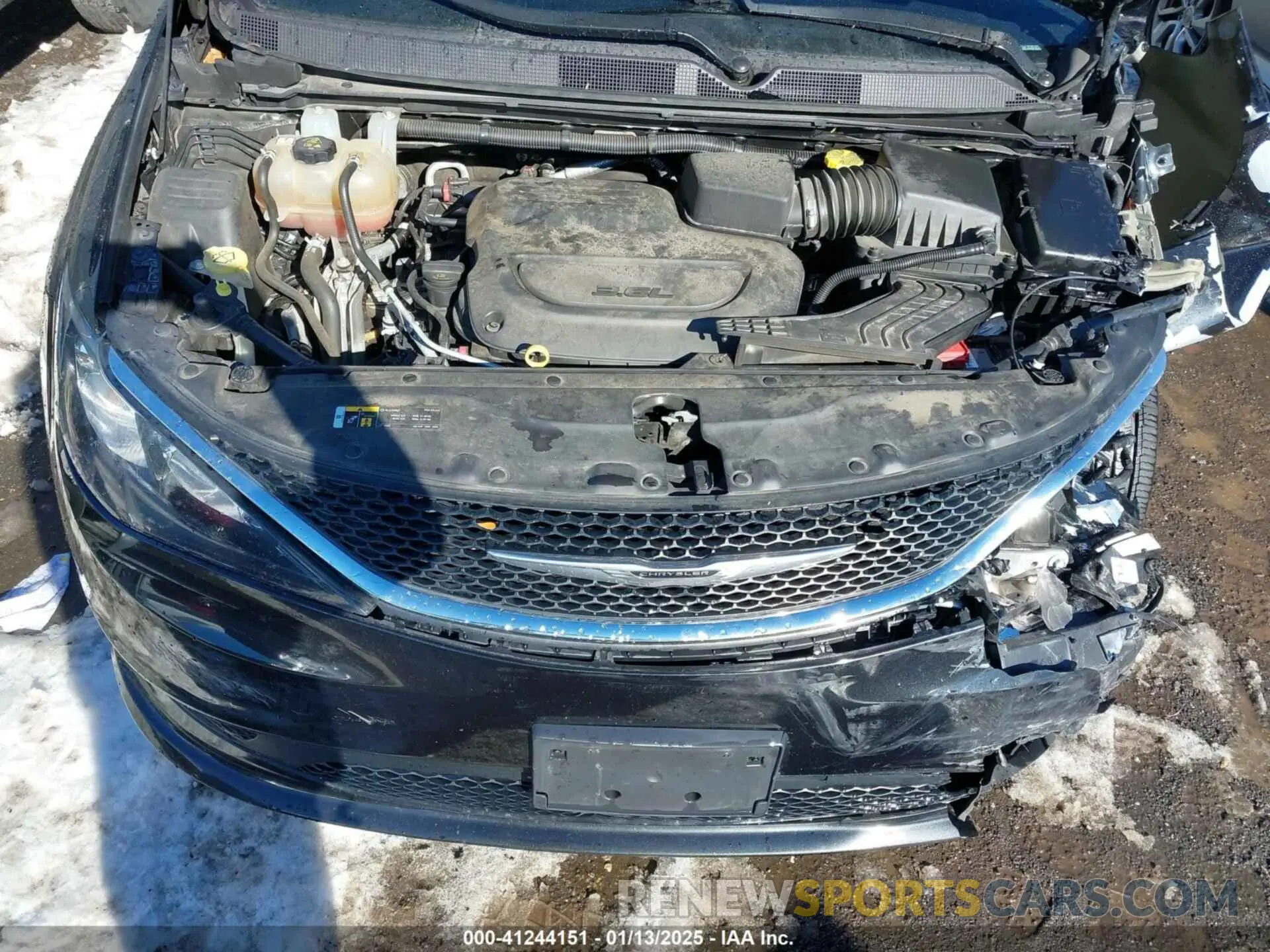 10 Фотография поврежденного автомобиля 2C4RC1DG0MR506659 CHRYSLER VOYAGER 2021