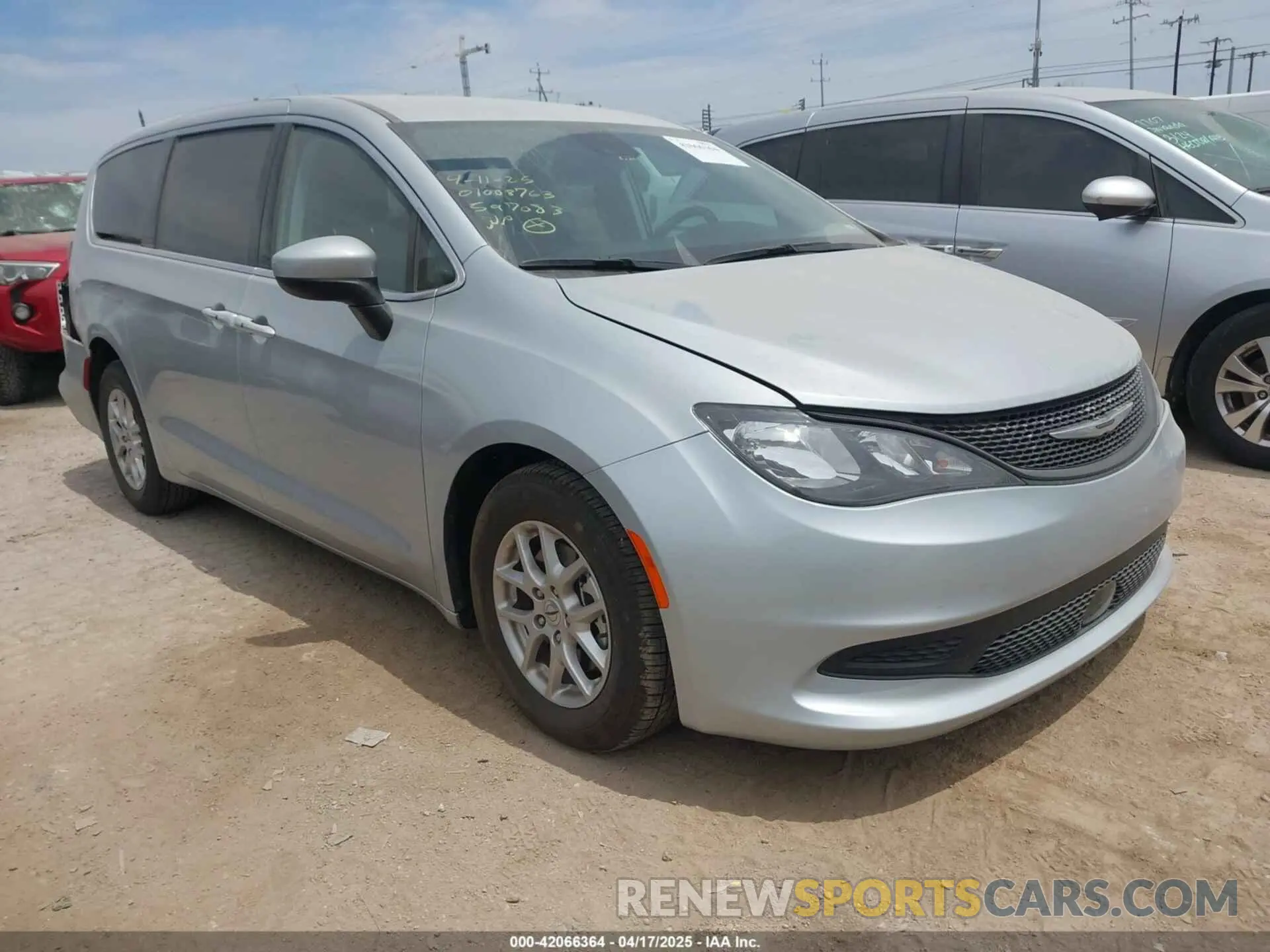 1 Photograph of a damaged car 2C4RC1CG2PR597083 CHRYSLER VOYAGER 2023