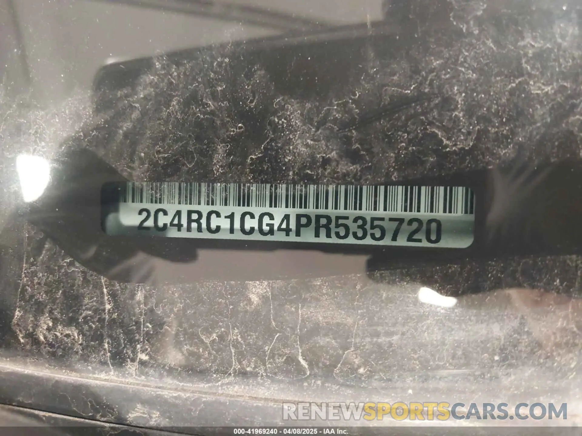 9 Фотография поврежденного автомобиля 2C4RC1CG4PR535720 CHRYSLER VOYAGER 2023