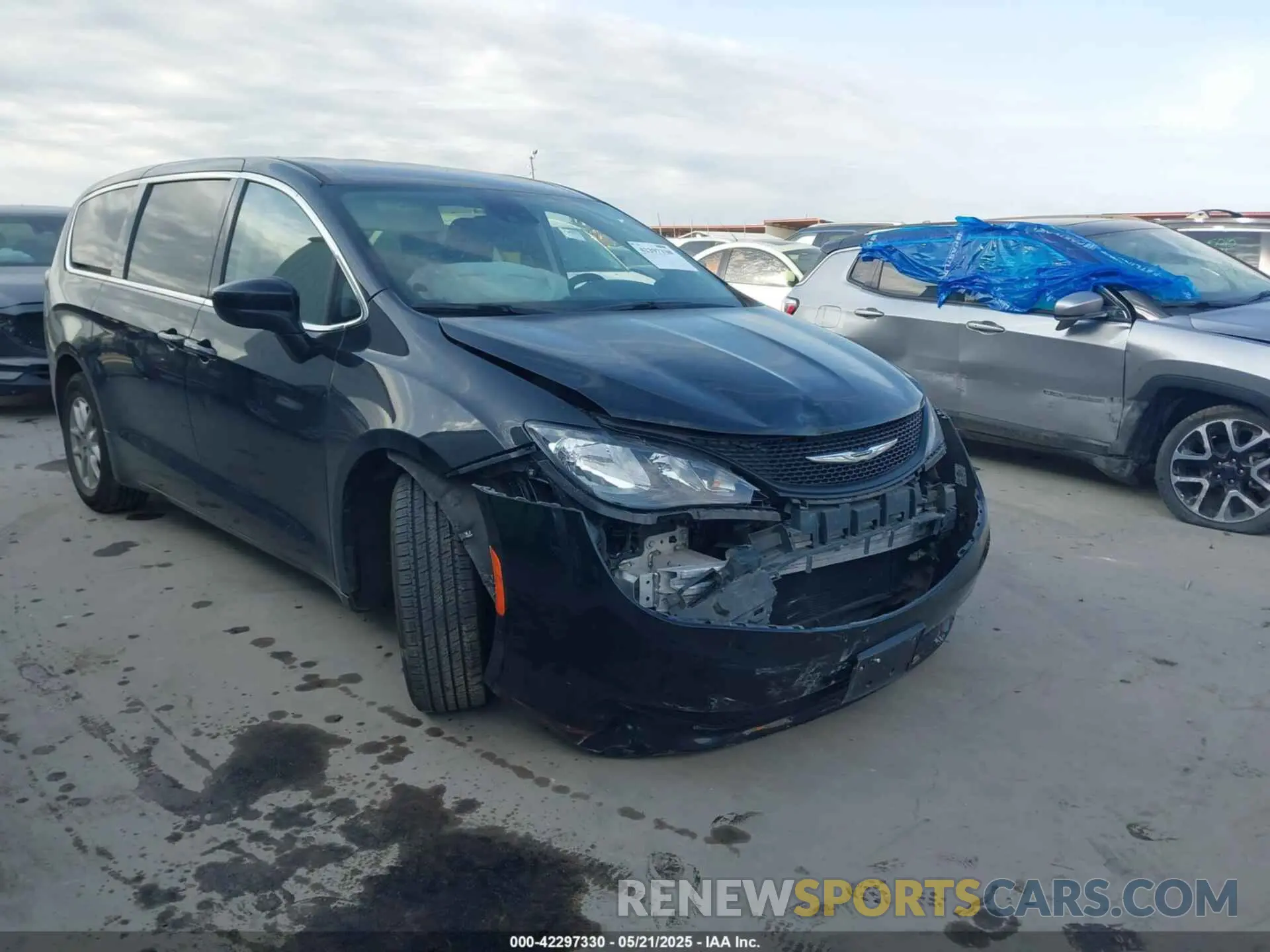 1 Photograph of a damaged car 2C4RC1CG5PR602566 CHRYSLER VOYAGER 2023