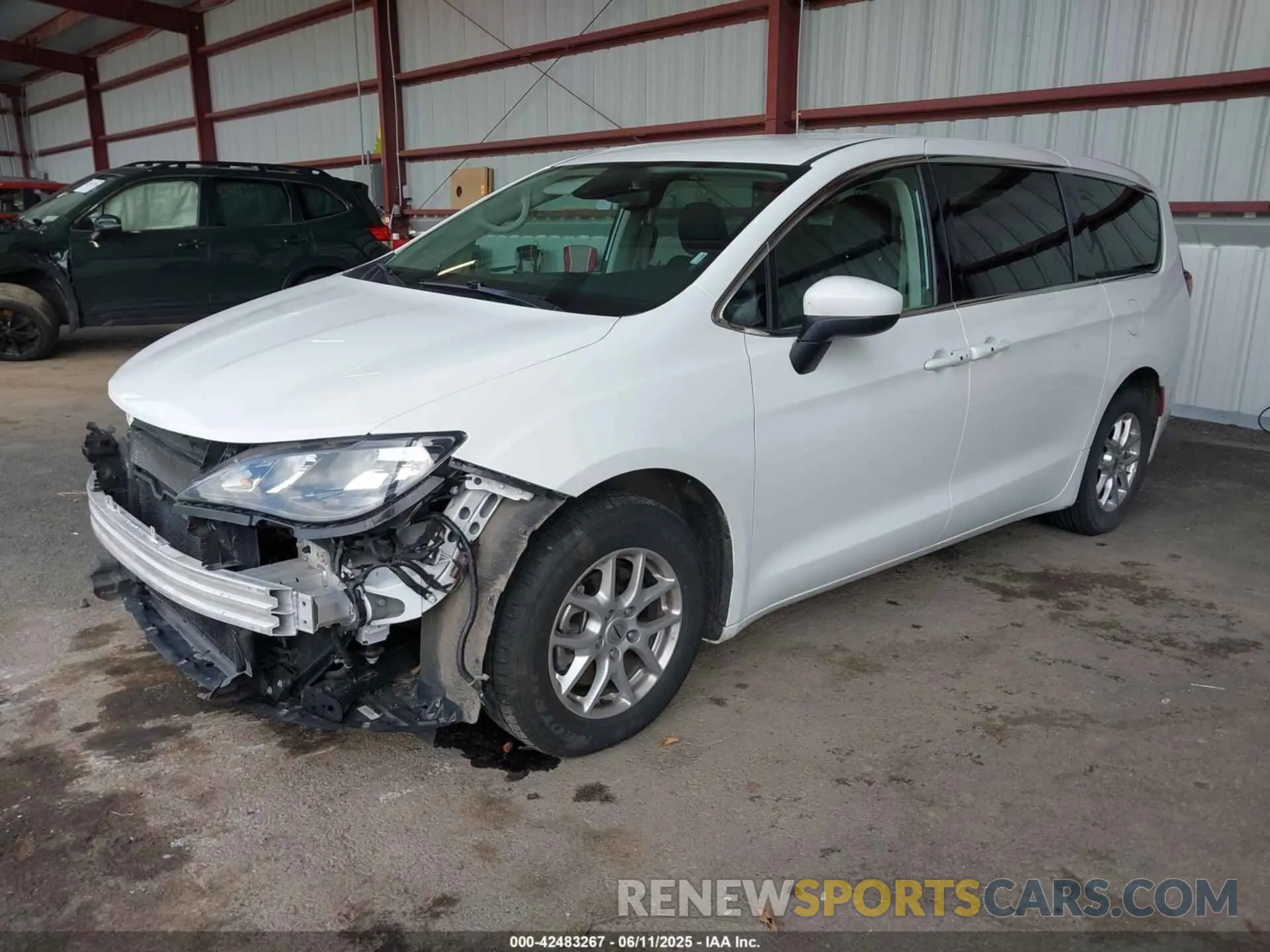 2 Photograph of a damaged car 2C4RC1CG8PR535557 CHRYSLER VOYAGER 2023