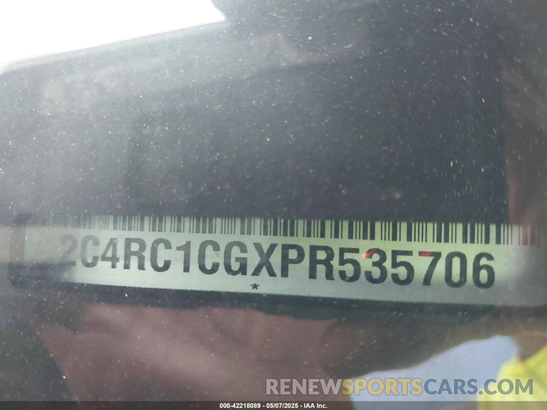 9 Фотография поврежденного автомобиля 2C4RC1CGXPR535706 CHRYSLER VOYAGER 2023