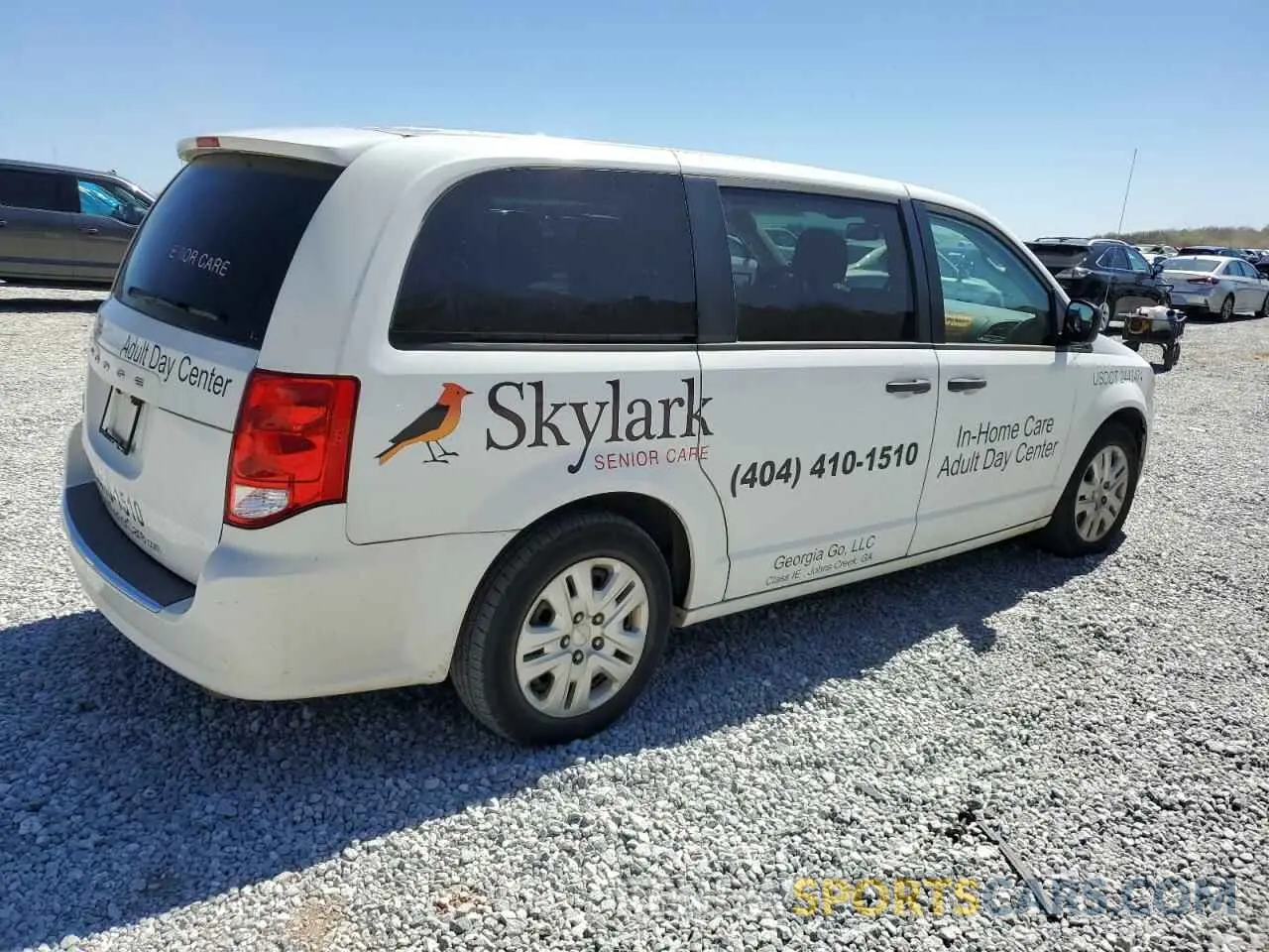 3 Photograph of a damaged car 2C4RDGBG0KR528211 DODGE CARAVAN 2019