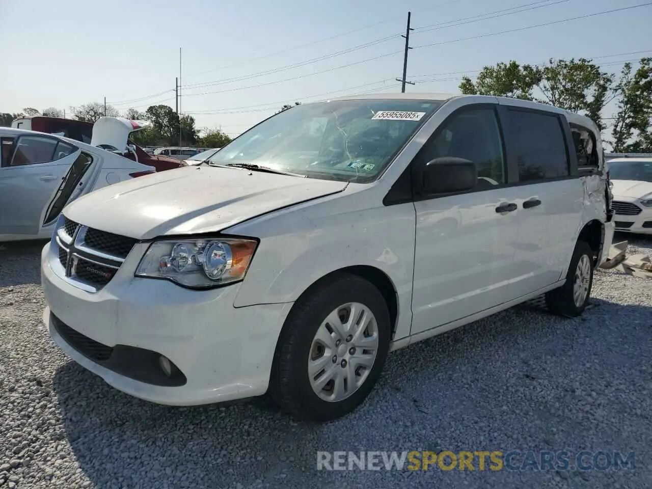1 Фотография поврежденного автомобиля 2C4RDGBG0KR568174 DODGE CARAVAN 2019