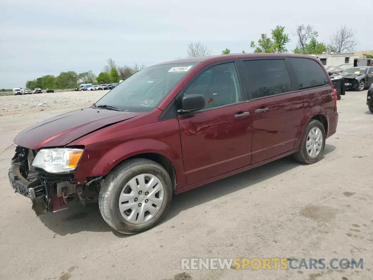 1 Фотография поврежденного автомобиля 2C4RDGBG0KR608561 DODGE CARAVAN 2019