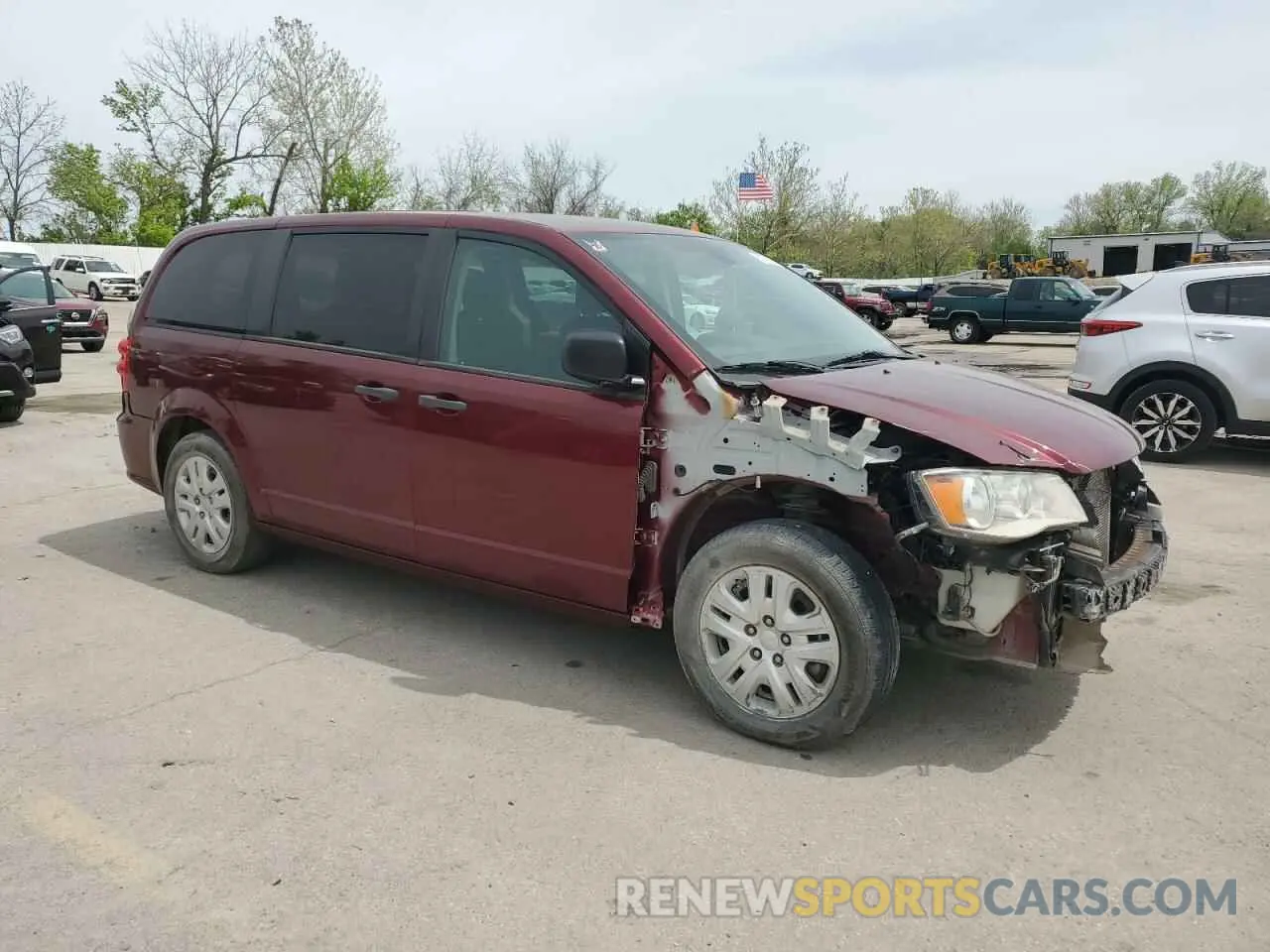 4 Фотография поврежденного автомобиля 2C4RDGBG0KR608561 DODGE CARAVAN 2019