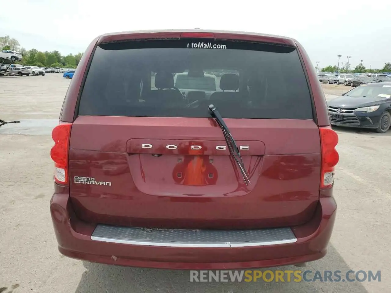 6 Фотография поврежденного автомобиля 2C4RDGBG0KR608561 DODGE CARAVAN 2019
