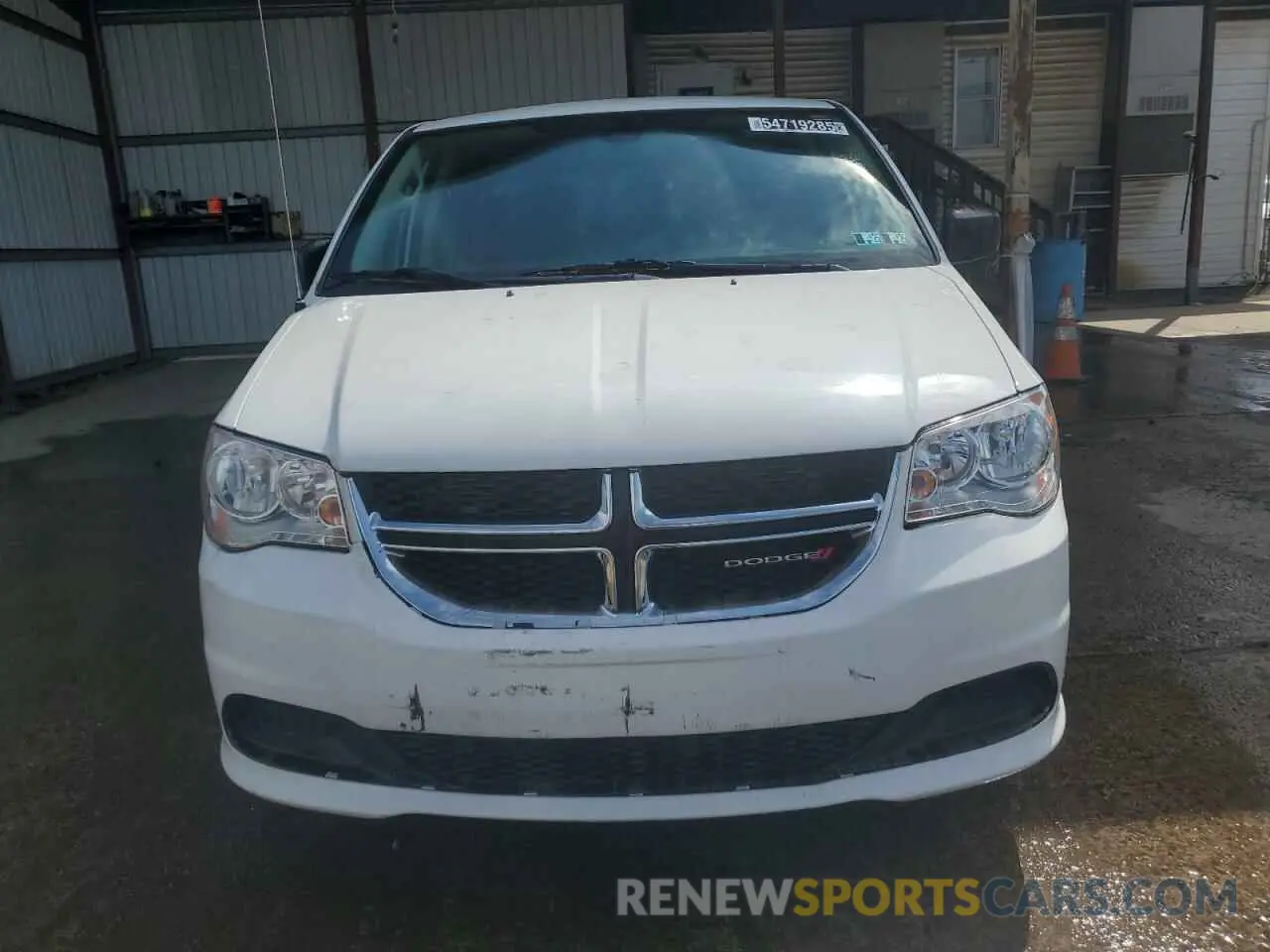 5 Photograph of a damaged car 2C4RDGBG0KR765930 DODGE CARAVAN 2019