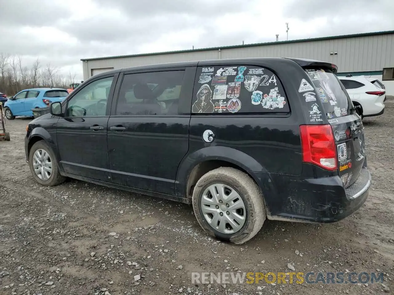 2 Photograph of a damaged car 2C4RDGBG2KR573263 DODGE CARAVAN 2019