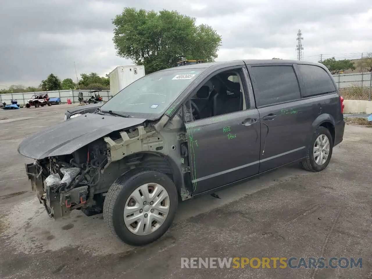 1 Фотография поврежденного автомобиля 2C4RDGBG2KR639469 DODGE CARAVAN 2019