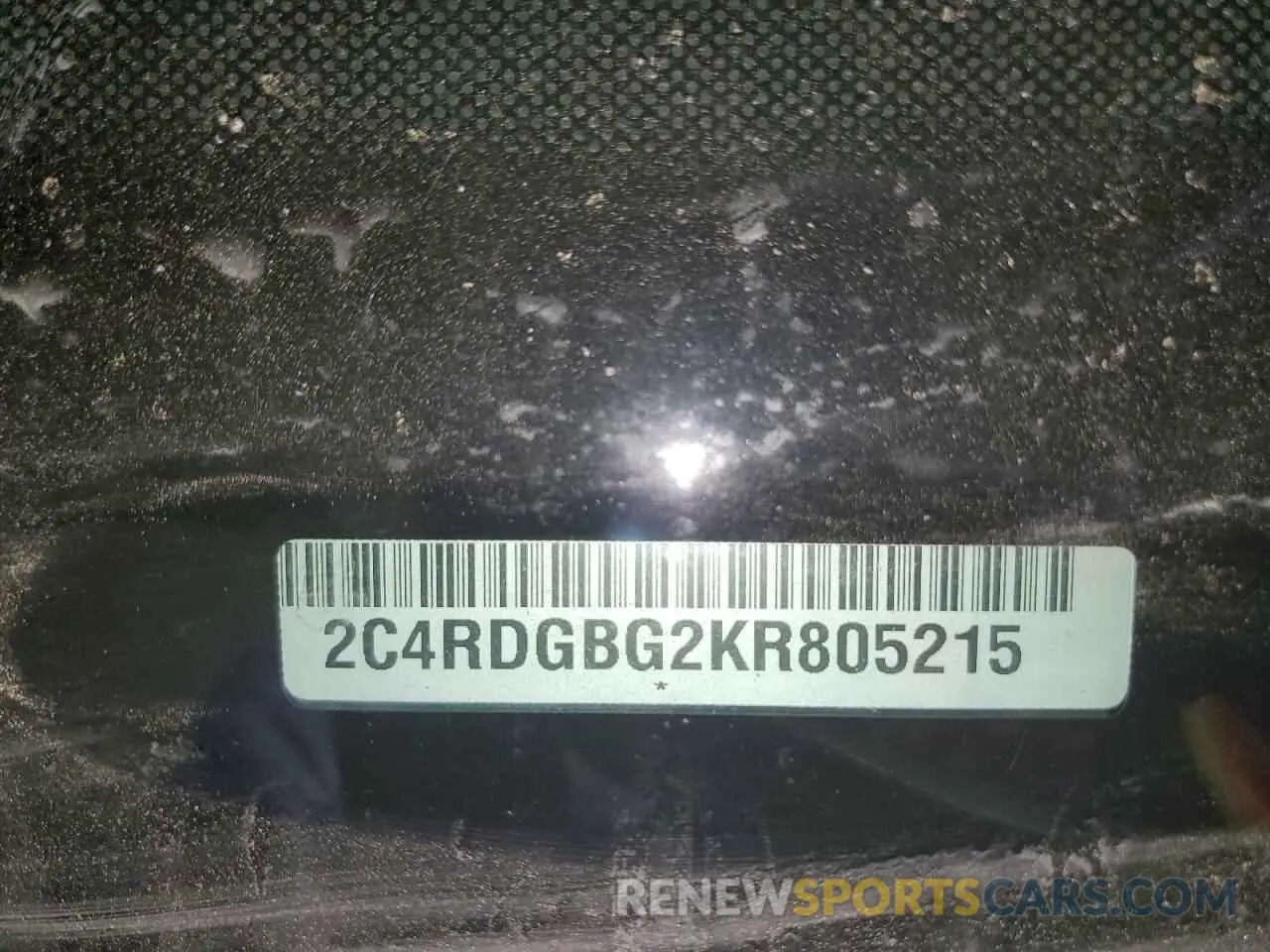13 Фотография поврежденного автомобиля 2C4RDGBG2KR805215 DODGE CARAVAN 2019